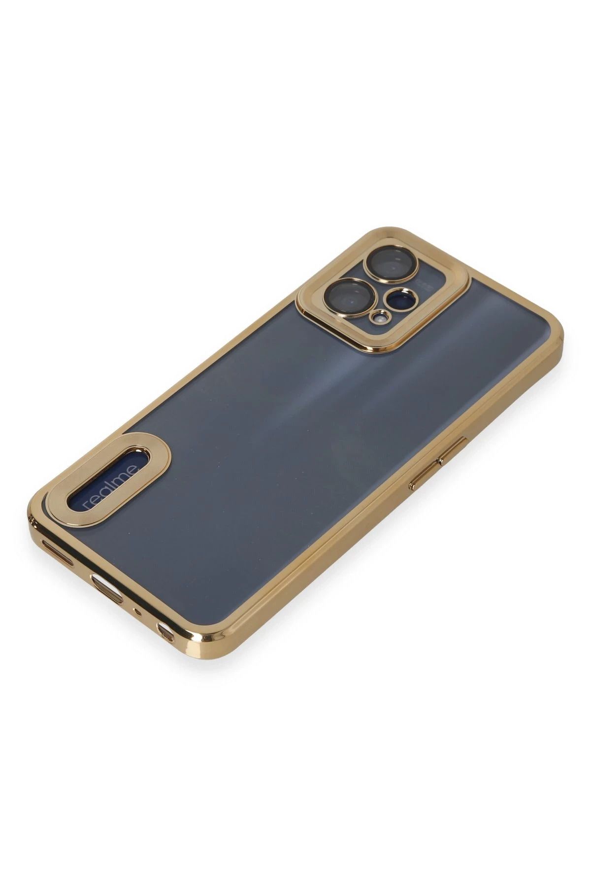 NewFace Realme 9 Pro 5G Kılıf Slot Silikon - Gold SVLRS