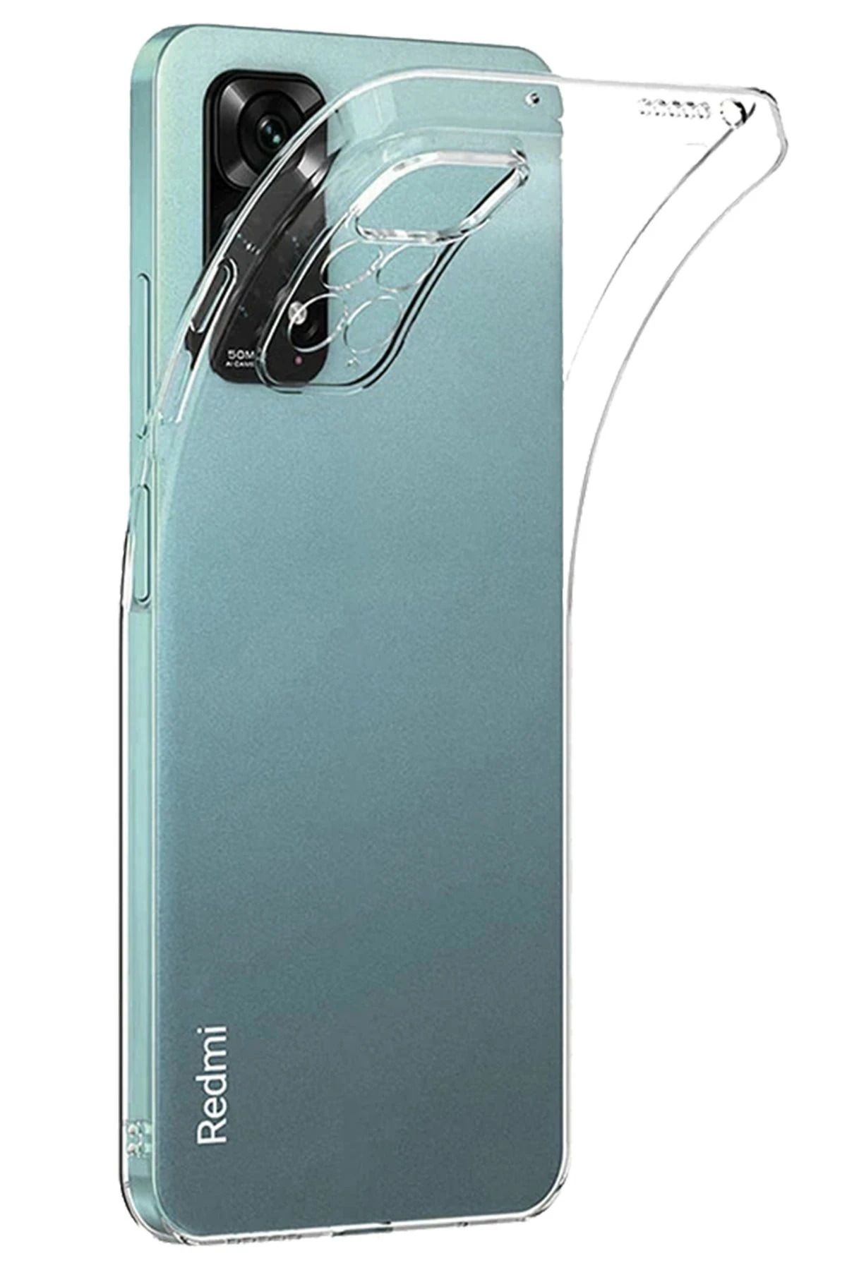 NewFace Xiaomi Redmi Note 12 Pro 4G Kılıf Lüx Şeffaf Silikon GLSTD