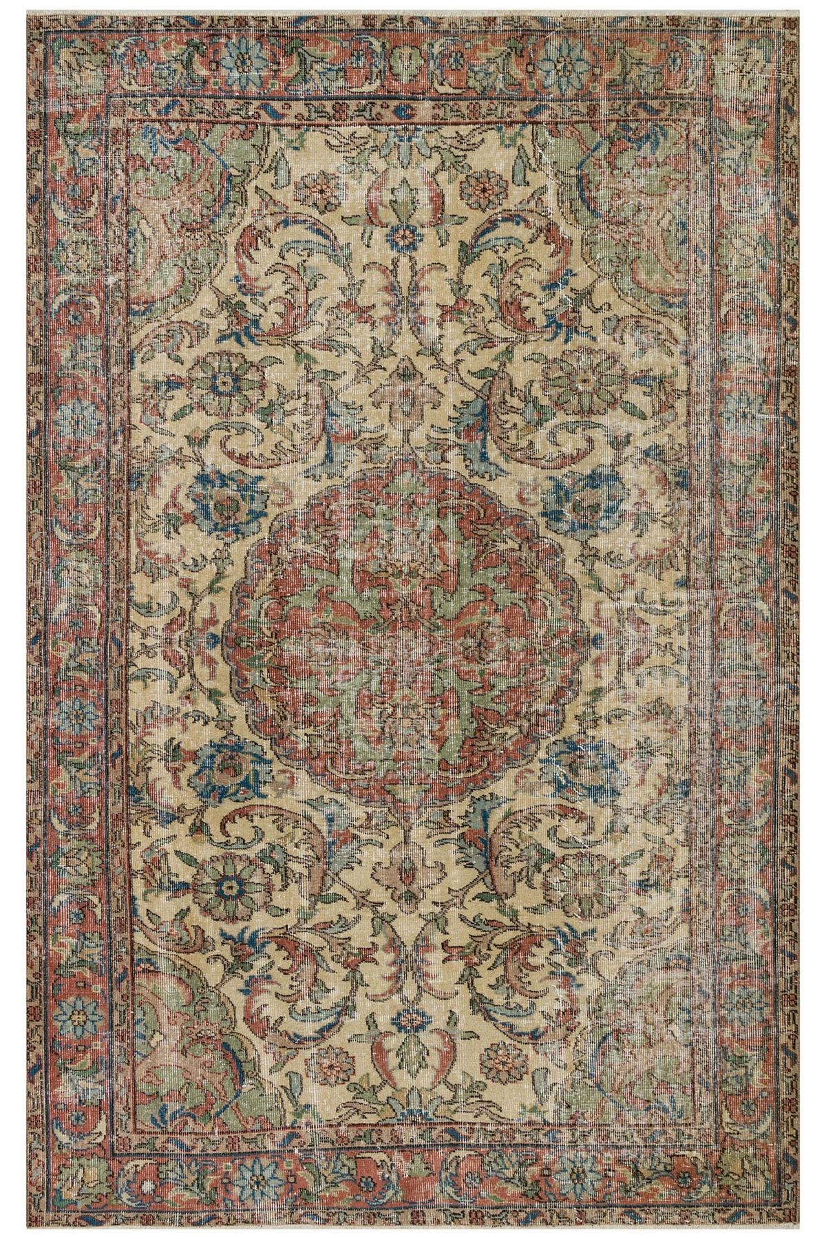 Sempati halı Zamansız El Dokuma Halı 154x242 cm 9118