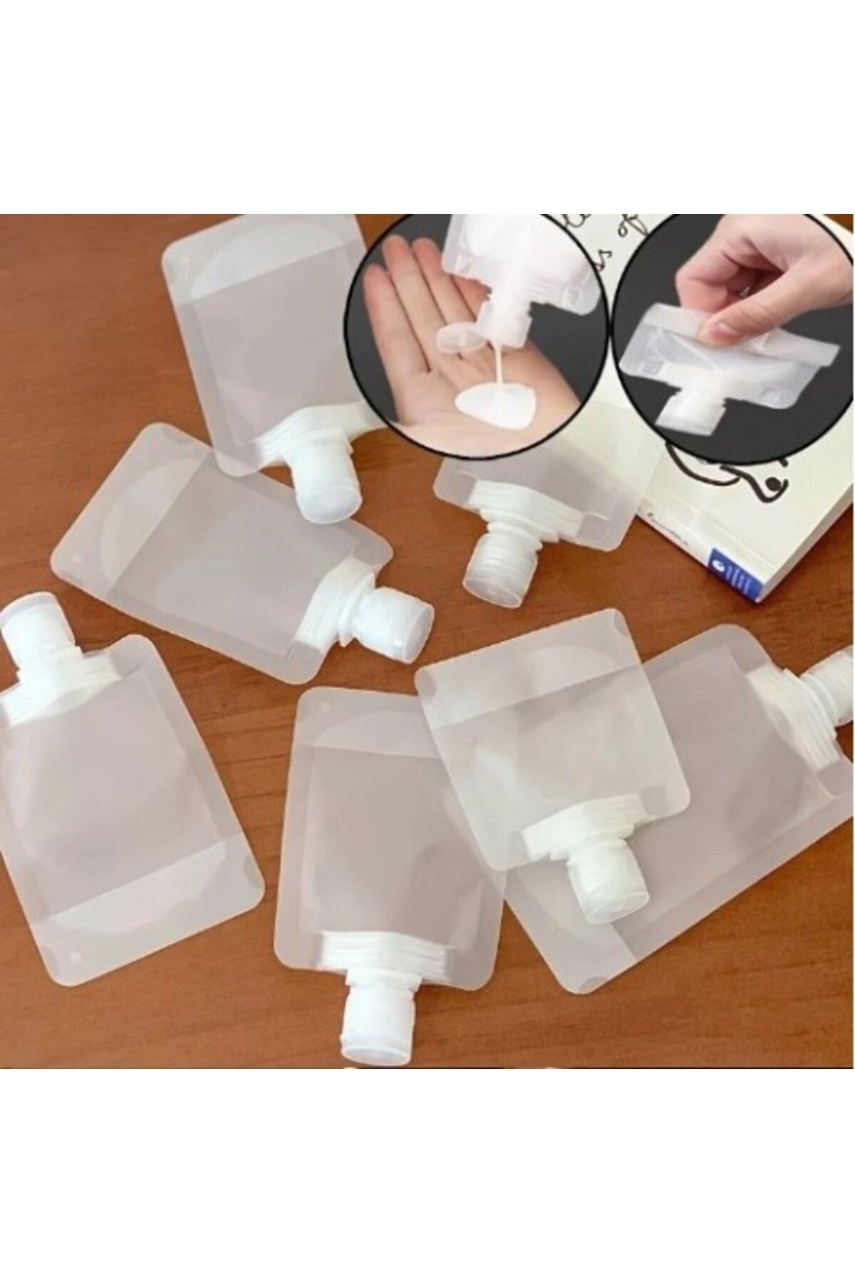 Otocub 3 Adet 100ml Krem Şampuan Kabı Tekrar Kullanılabilir Set