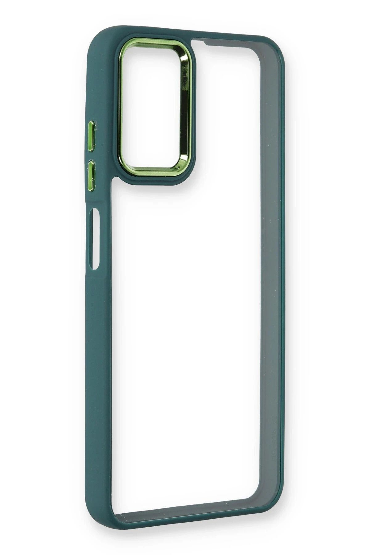 NewFace Samsung Galaxy A03S Kılıf Dora Kapak - Haki Yeşil SVLRS