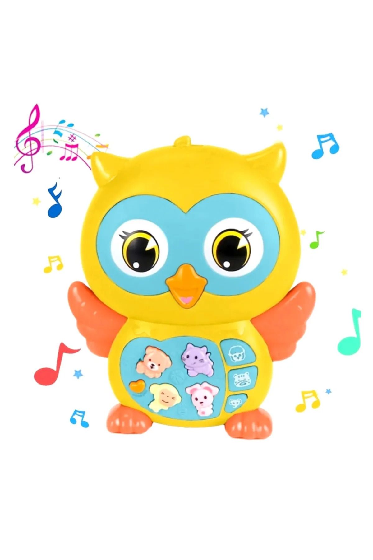 Vivaverse Işıklı ve Müzikli Baykuş Eğitici Bebek Piyanosu