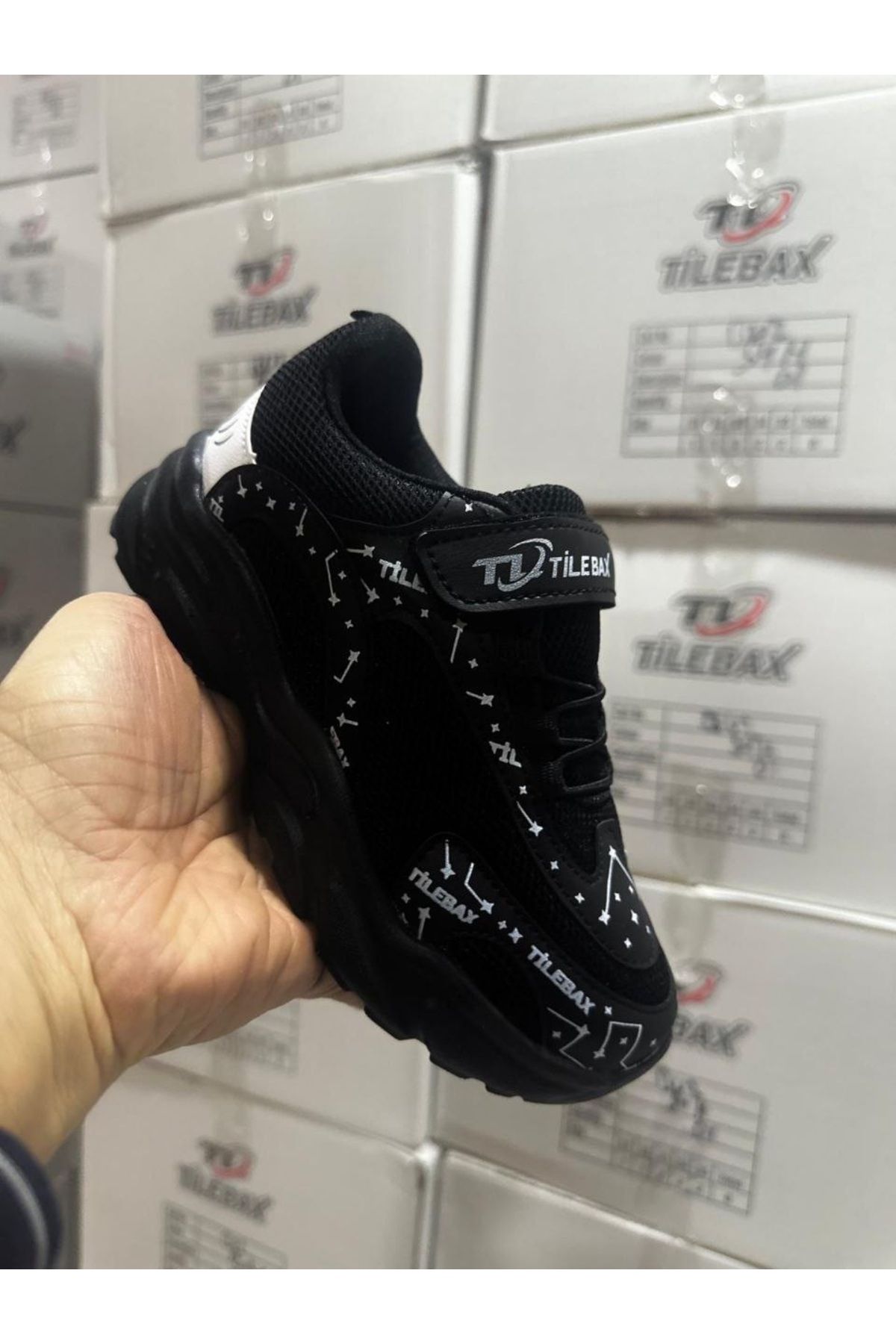 THULIA Filet tarz TİLEBAX Beyaz Taban Siyah Çocuk Ayakkabısı