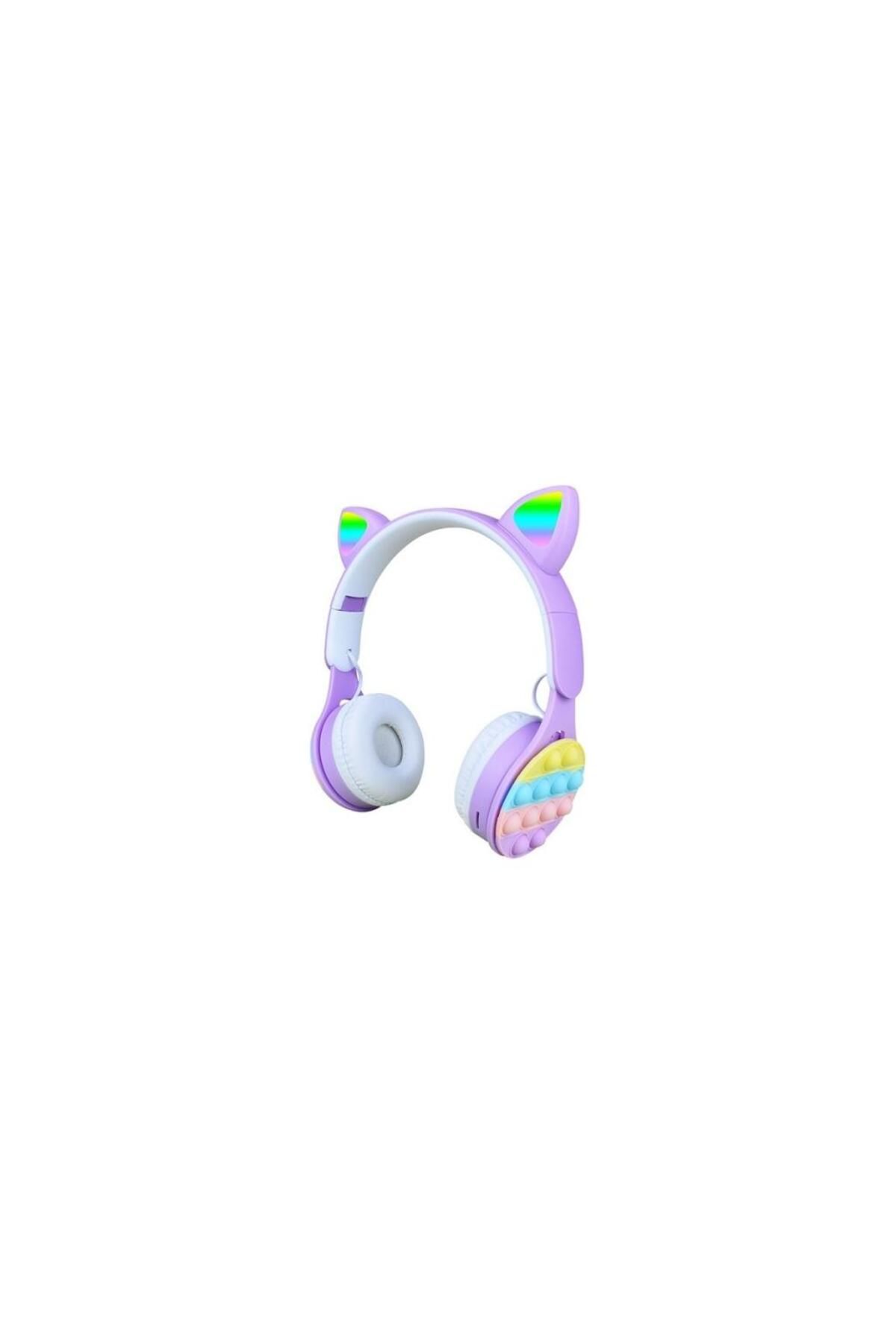 Case 4U B30 Rgb Pop It Bluetooth Kulaklık Mor