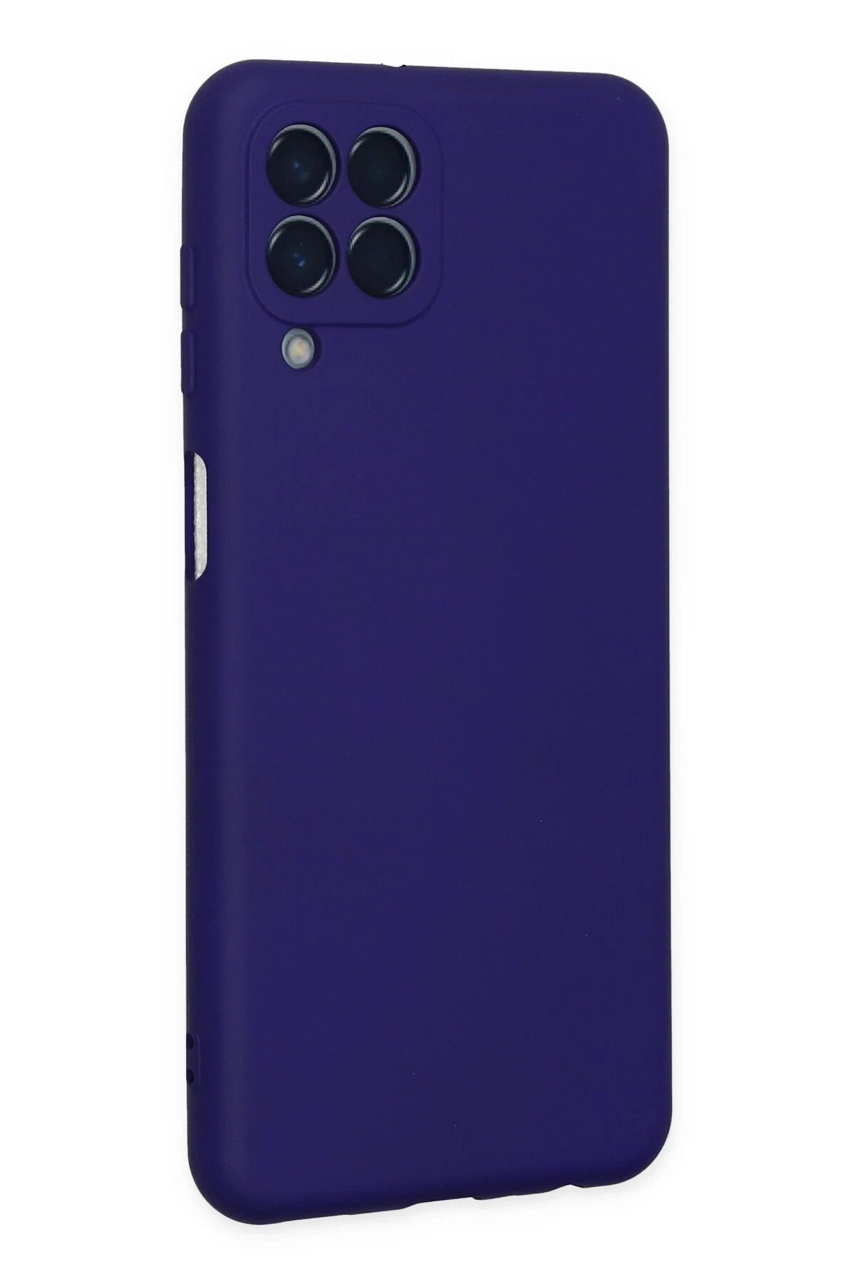 NewFace Galaxy M33 uyumlu  Kılıf Nano içi Kadife Silikon - Mor GLSTD