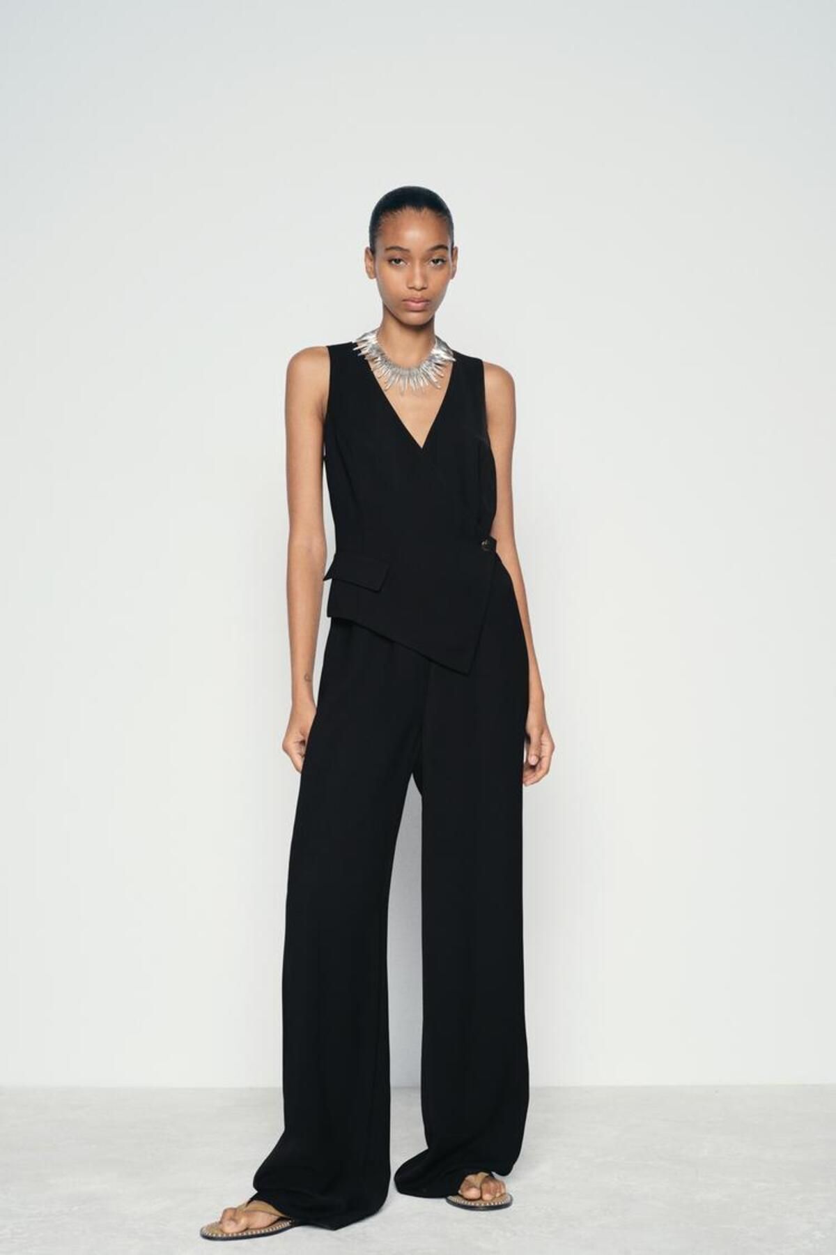 Butik ALLBUCKS ZARA, ASİMETRİK YELEK TULUM ABZRA1031