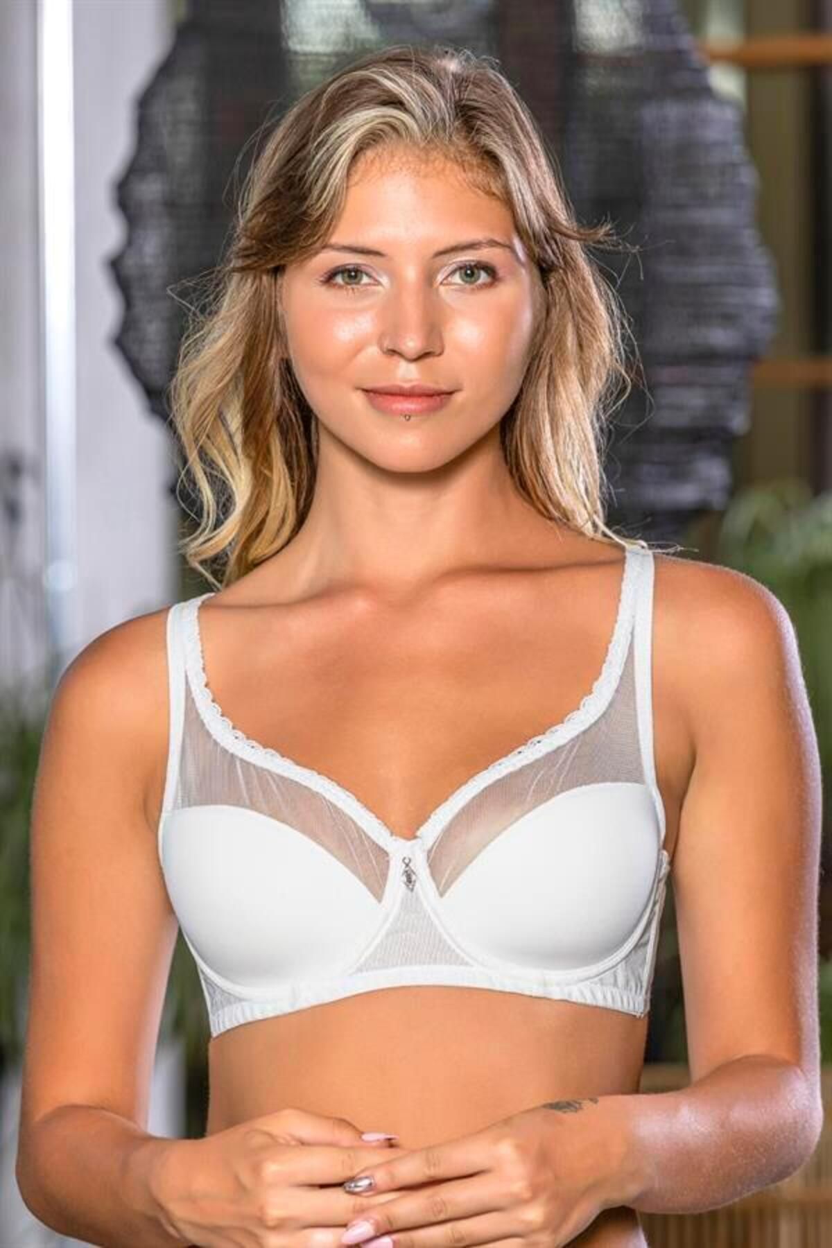 Shop58 Toparlayıcı Minimizer Sütyen Ekru (Hediye Çantam11210)