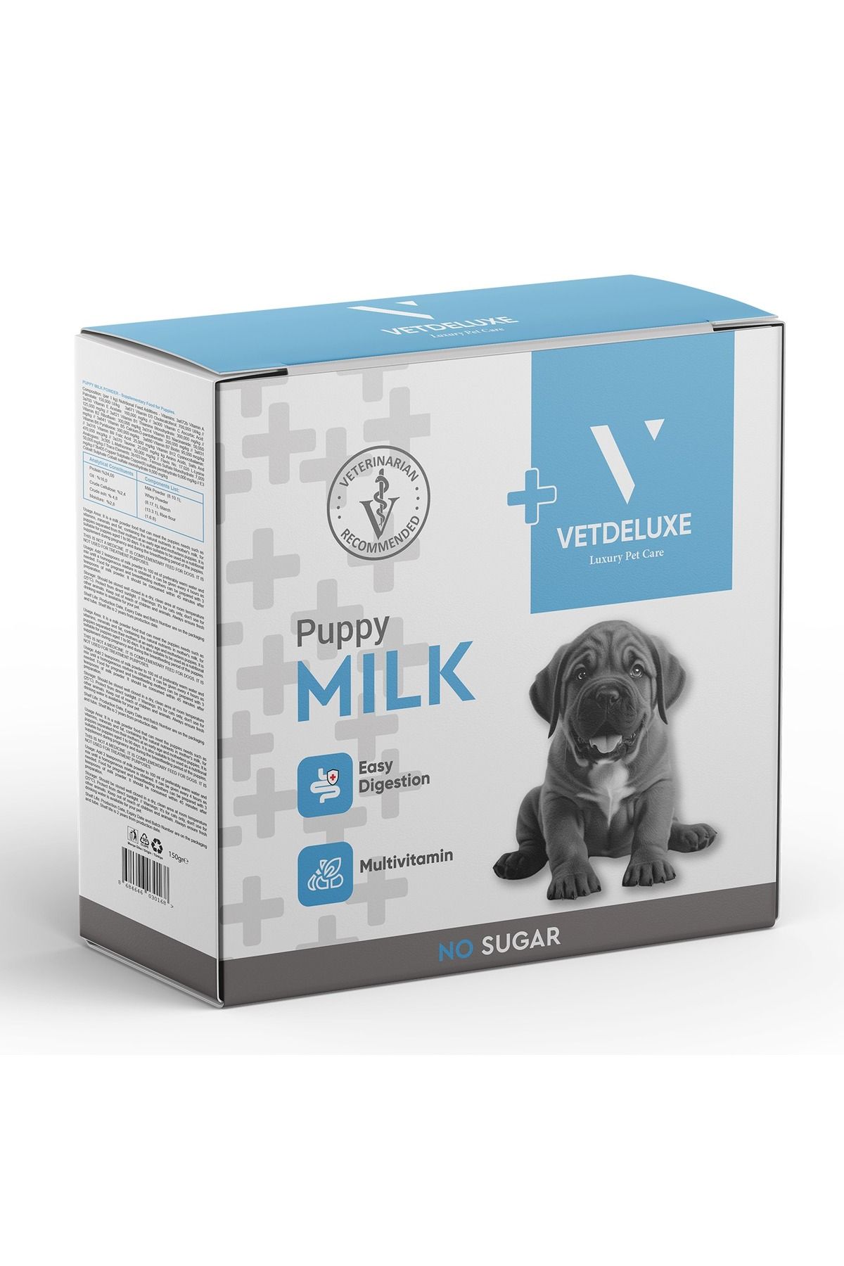VETDELUXE Puppy Milk Powder Taurinli Yavru Köpek Süt Tozu 150 gr