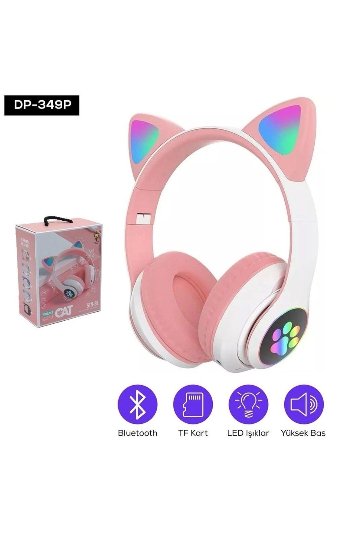 STOREMAX Kedi Figurlu Kulaklık