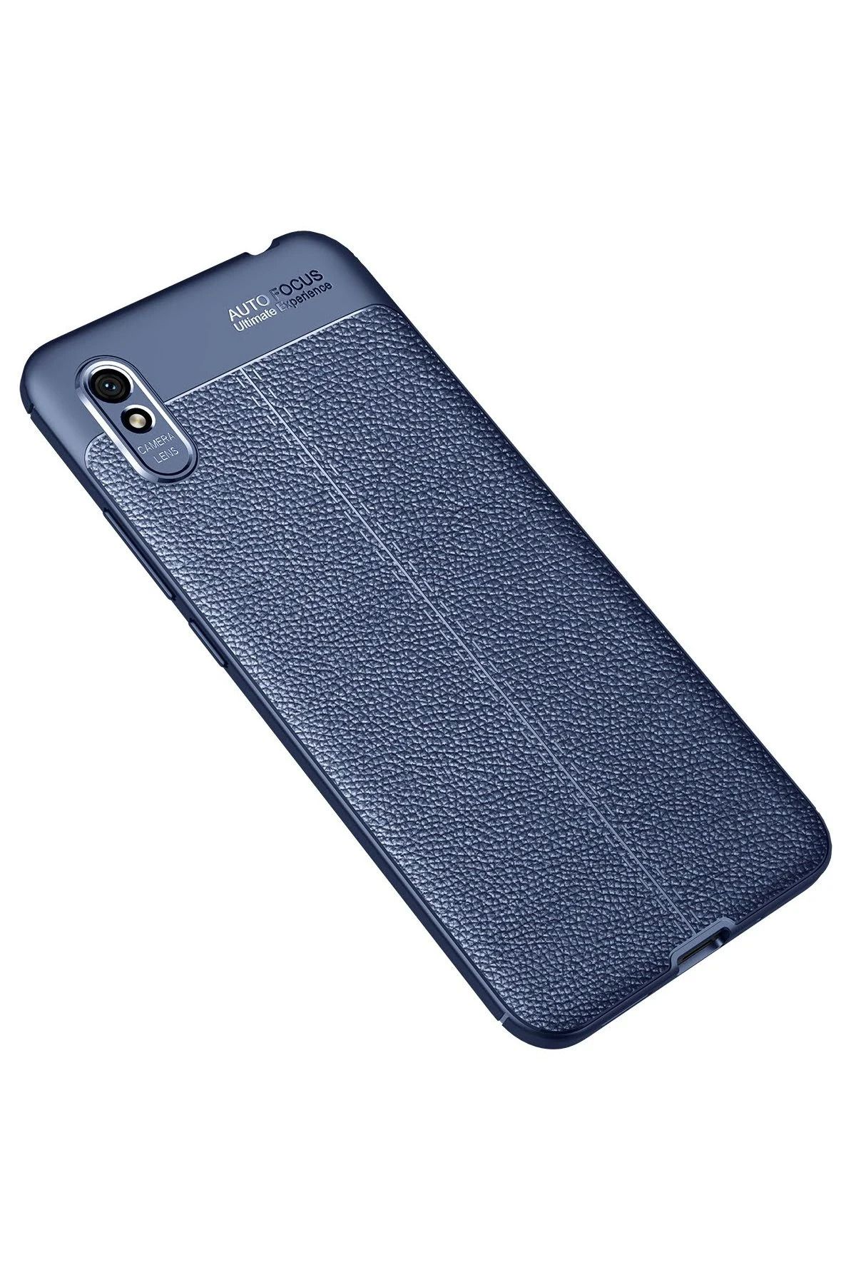 NewFace Xiaomi Redmi 9A Kılıf Auto Focus Kapak - Lacivert NRMSA