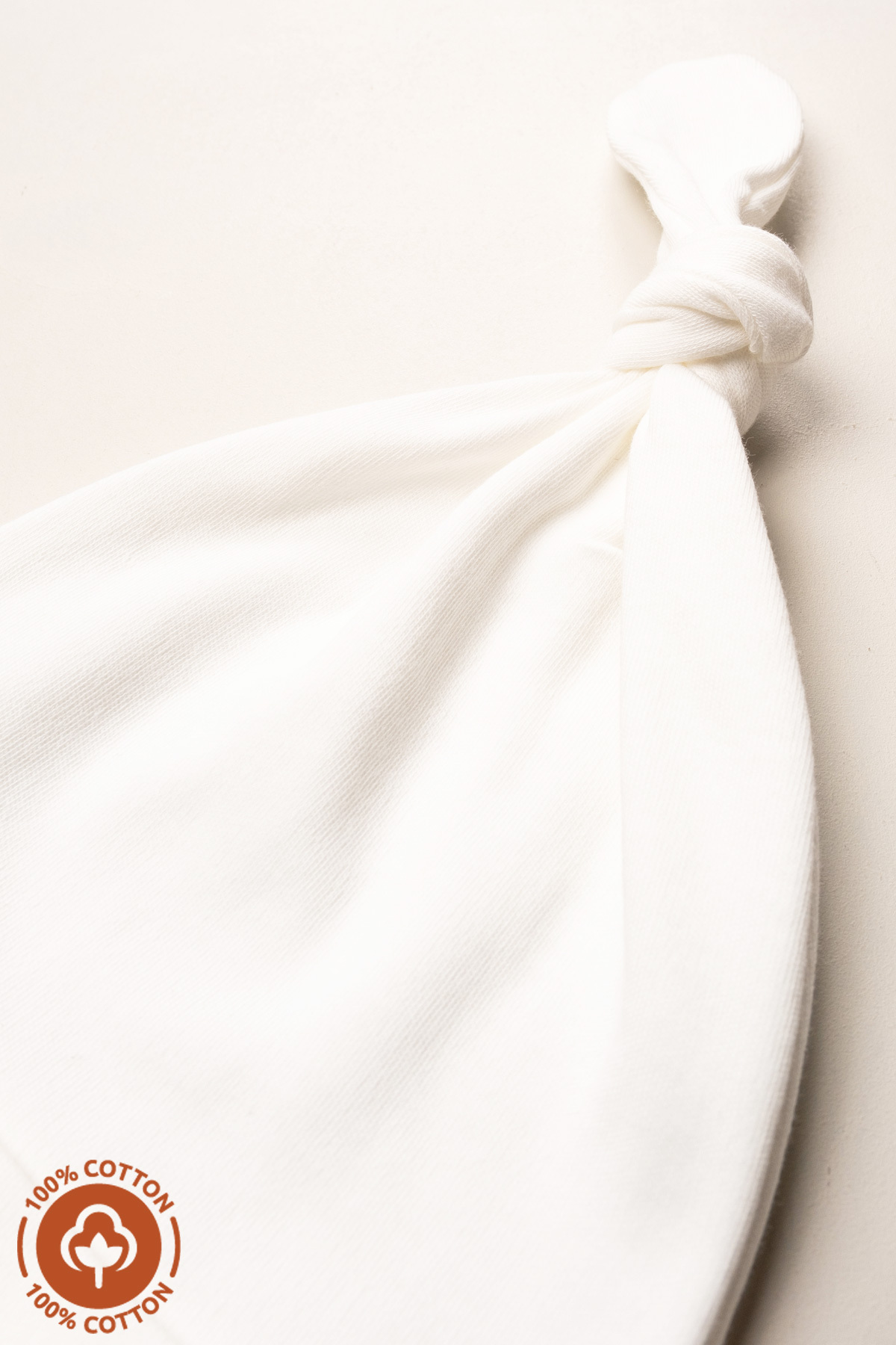 Miniel Unisex Bebek Güneş Baskılı Bağlamalı Penye Organik Pamuklu Yenidoğan 3Lü Bebek Bere Set fotoğrafı 3 (önizleme)