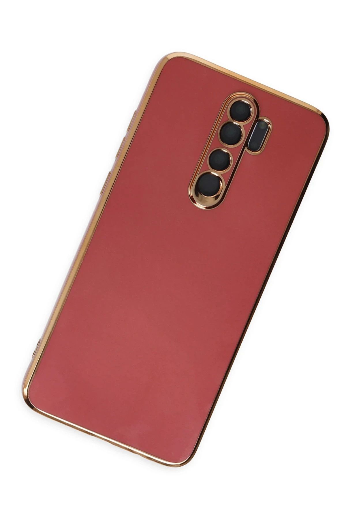 NewFace Xiaomi Redmi Note 8 Pro Kılıf Volet Silikon - Kırmızı WLZOR