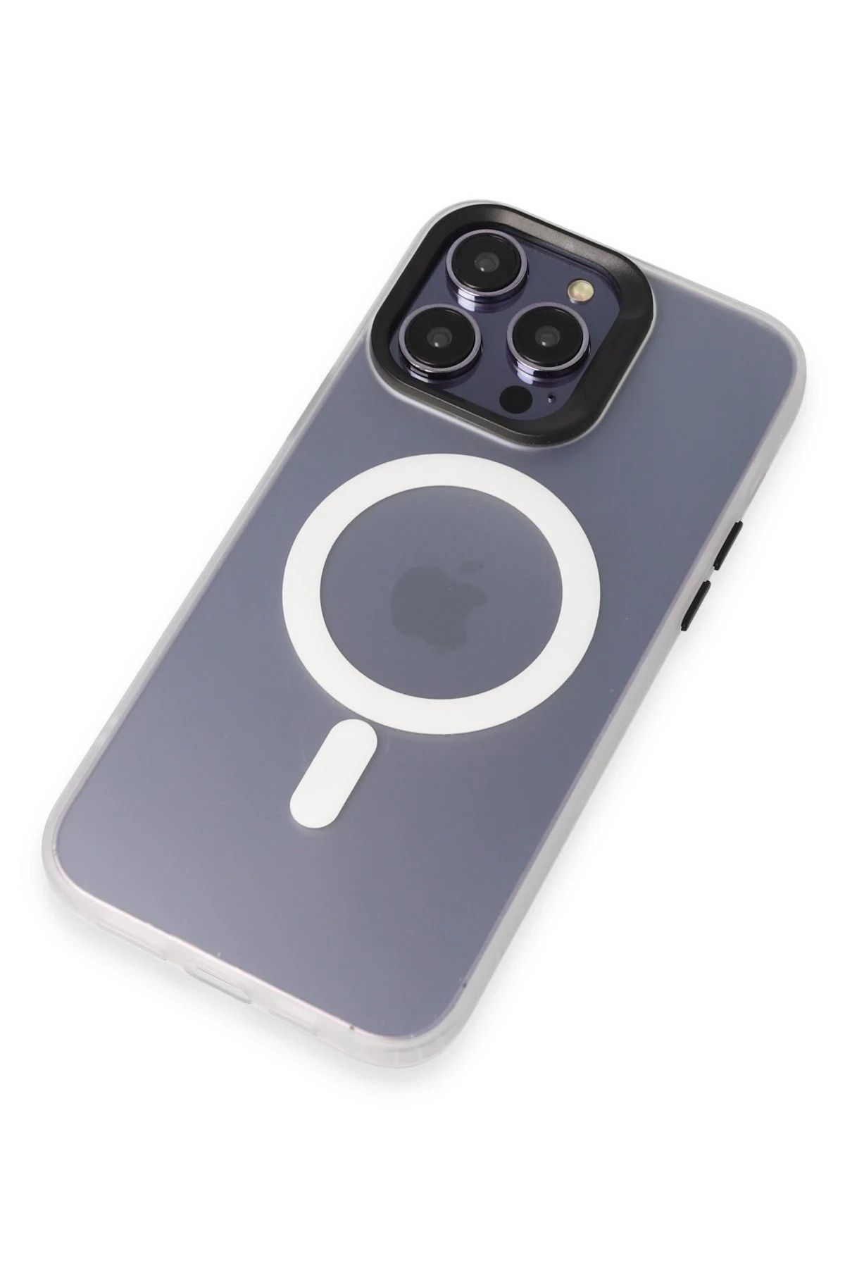 Joko iPhone 13 Pro Max Kılıf Mateks Magsafe Kapak - Beyaz SVLRS