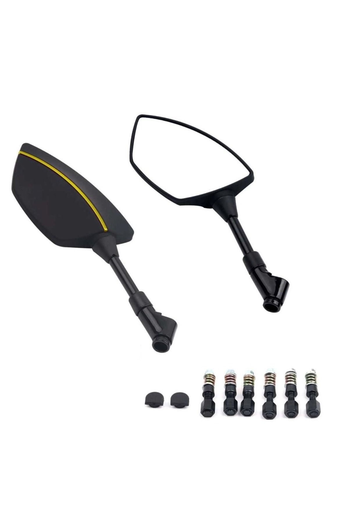 Motonum Premium Universal Motosiklet Aynası Sarı