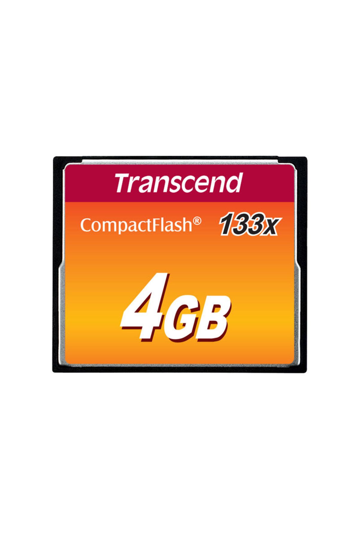 Transcend TS4GCF133 4 GB CF133 133X 50/20Mb/s CompactFlash CompactFlash Hafıza Kartı