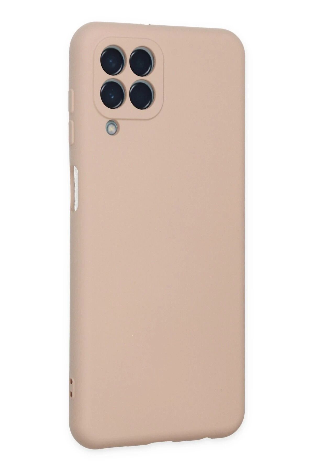 NewFace Galaxy M33 Uyumlu Kılıf Nano içi Kadife Silikon - Pudra GLSTD