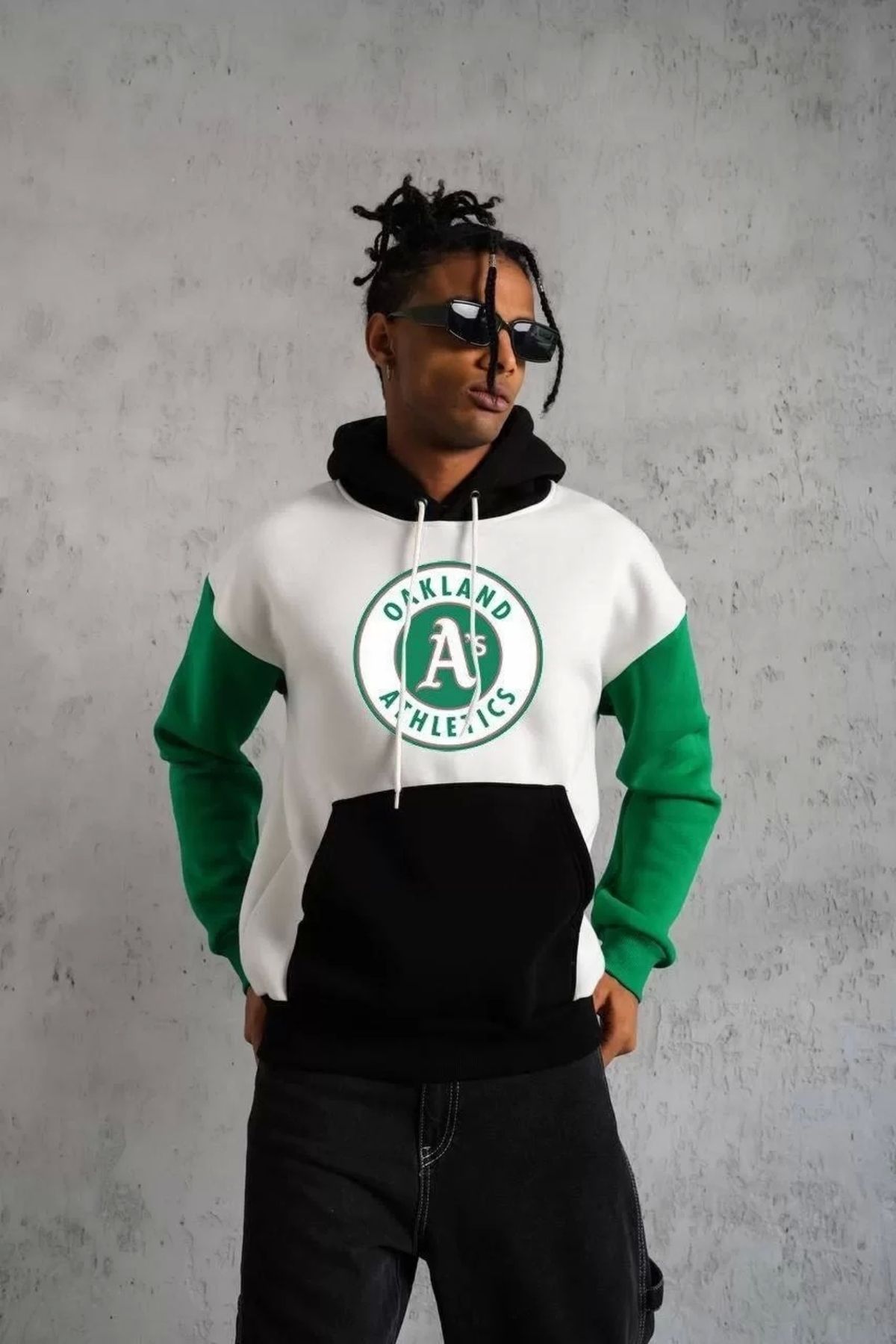CVS Erkek Çok Parçalı Kanguru Cepli Kapüşonlu Sweatshirt - Çok Renkli