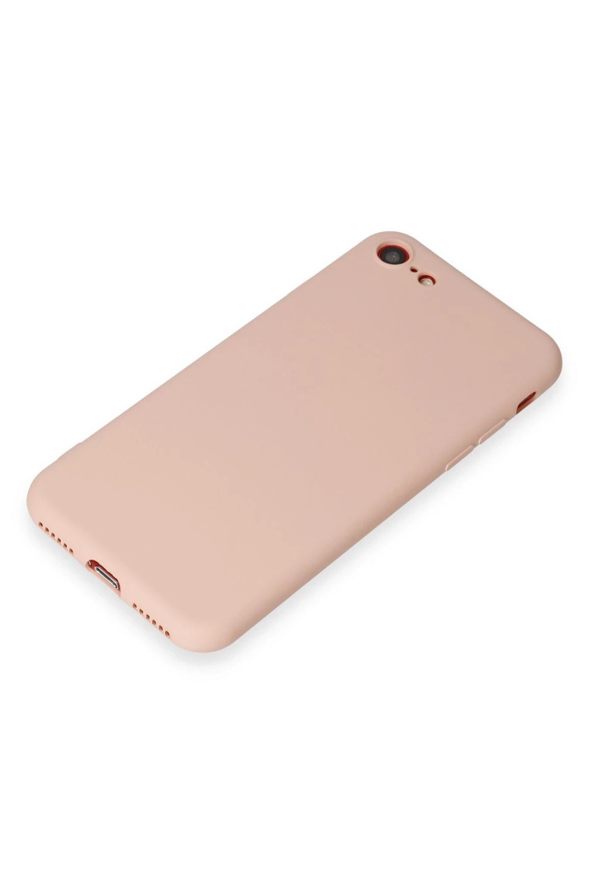 NewFace iPhone 7 Kılıf First Silikon - Pudra NRMSA