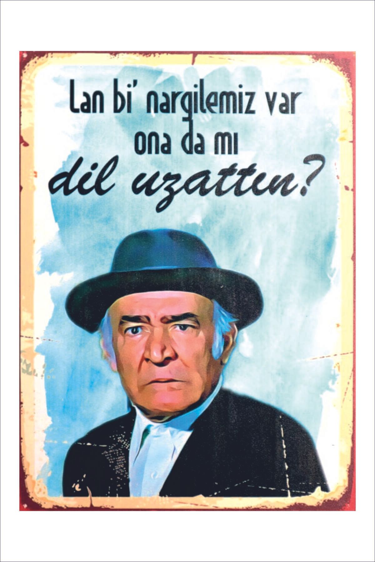 Yeni Yıldız Reklam RETRO KOMİK ESPRİLİ DUVAR YAZILARI SÖZLERİ YEŞİLÇAM A4 TABLO