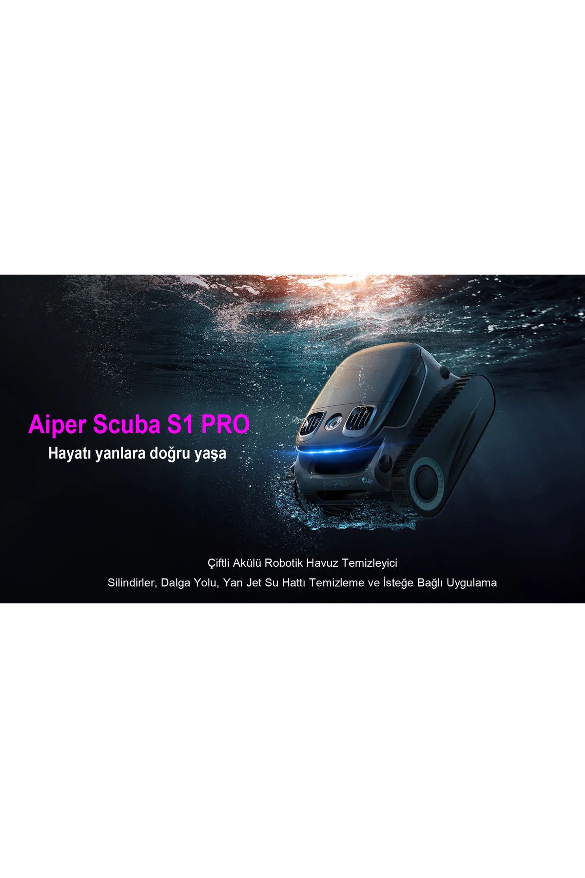 aiper Scuba S1 Pro Kablosuz Havuz Temizleme Robotu