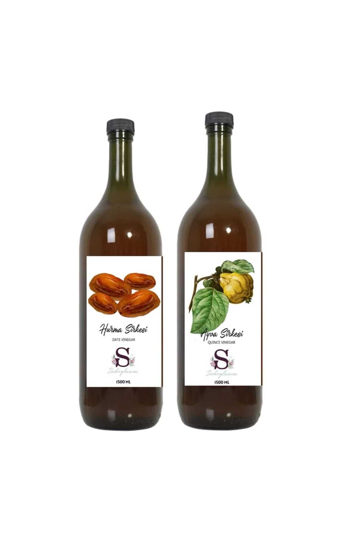 Süheylaana Doğal Hurma Sirkesi 1500 Ml - Doğal Ayva Sirkesi 1500 Ml