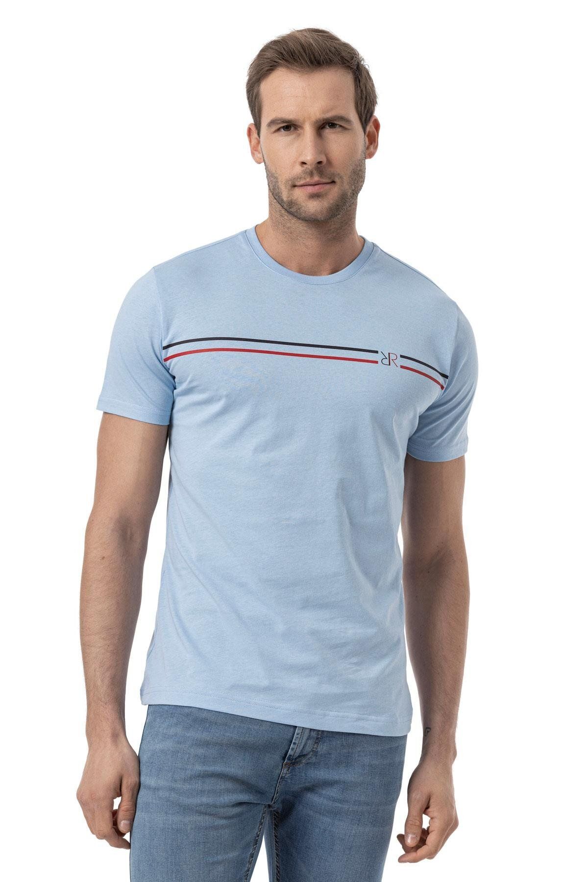 rugatchi Baskılı Bisiklet Yaka T-Shirt