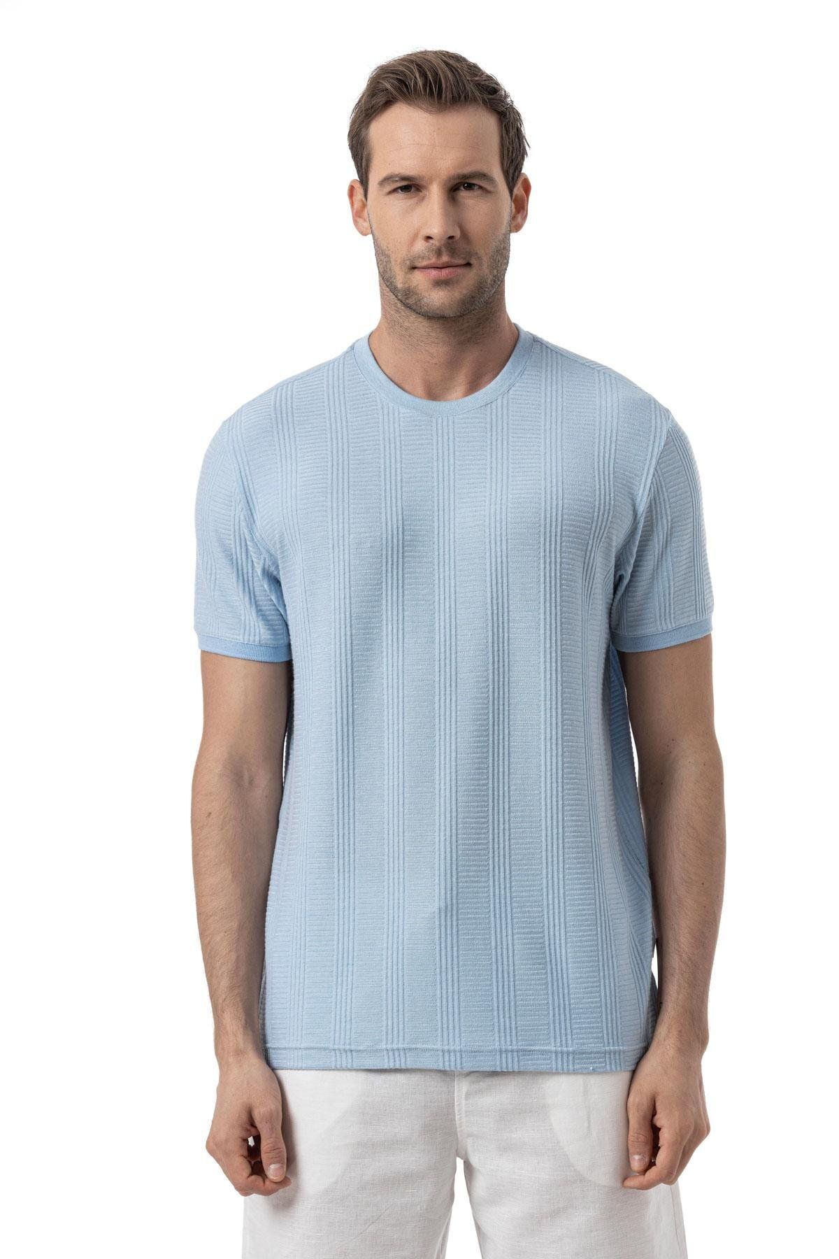 rugatchi Jakarlı Bisiklet Yaka T-Shirt