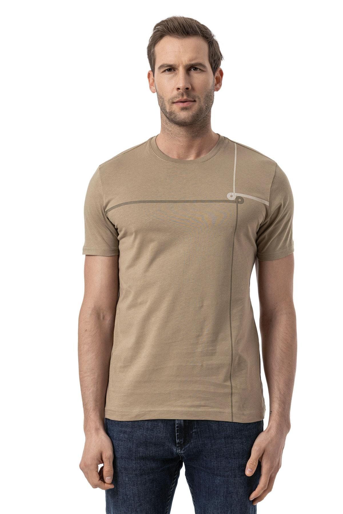 rugatchi Baskılı Bisiklet Yaka T-Shirt