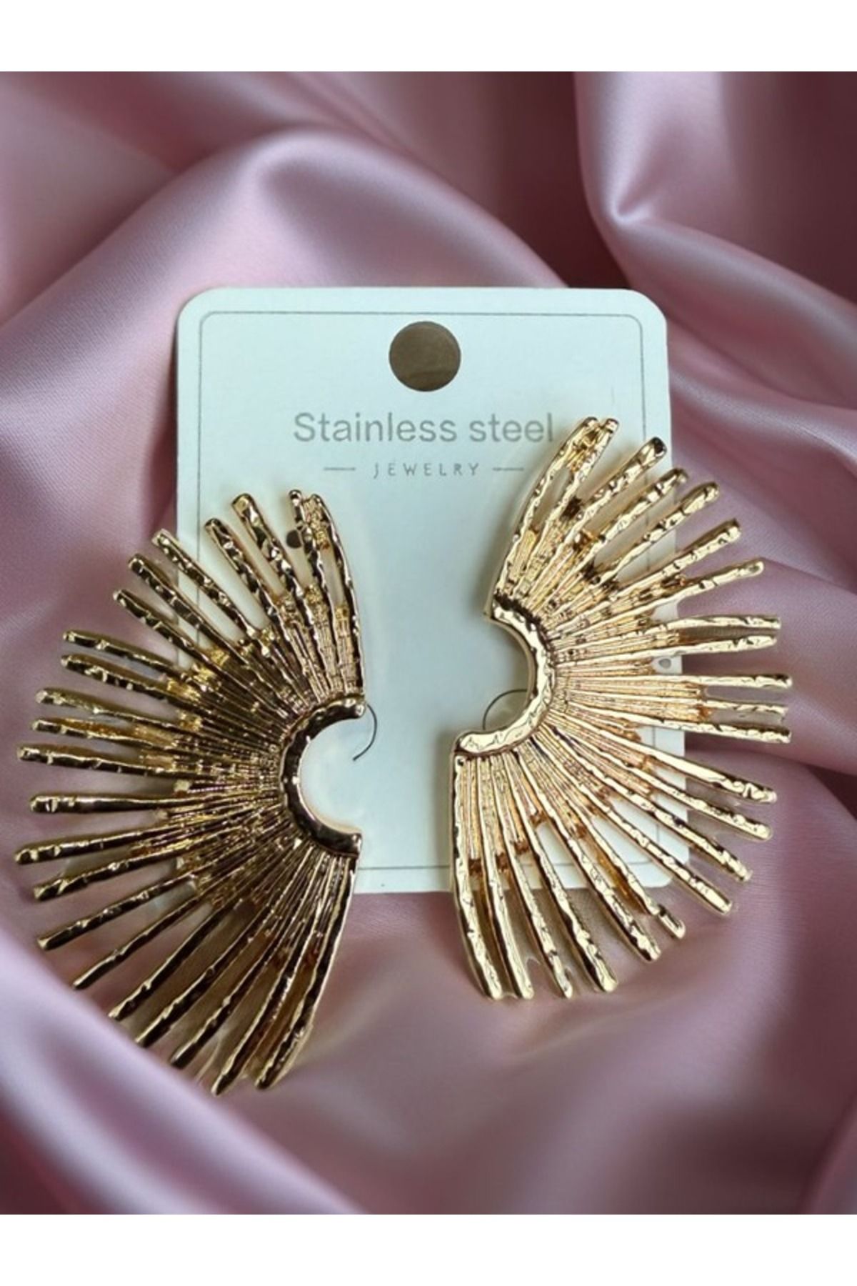Calmea Jewellery Çelik Exclusive Phoenix Renk Atmaz Garantli Faturalı Küpe