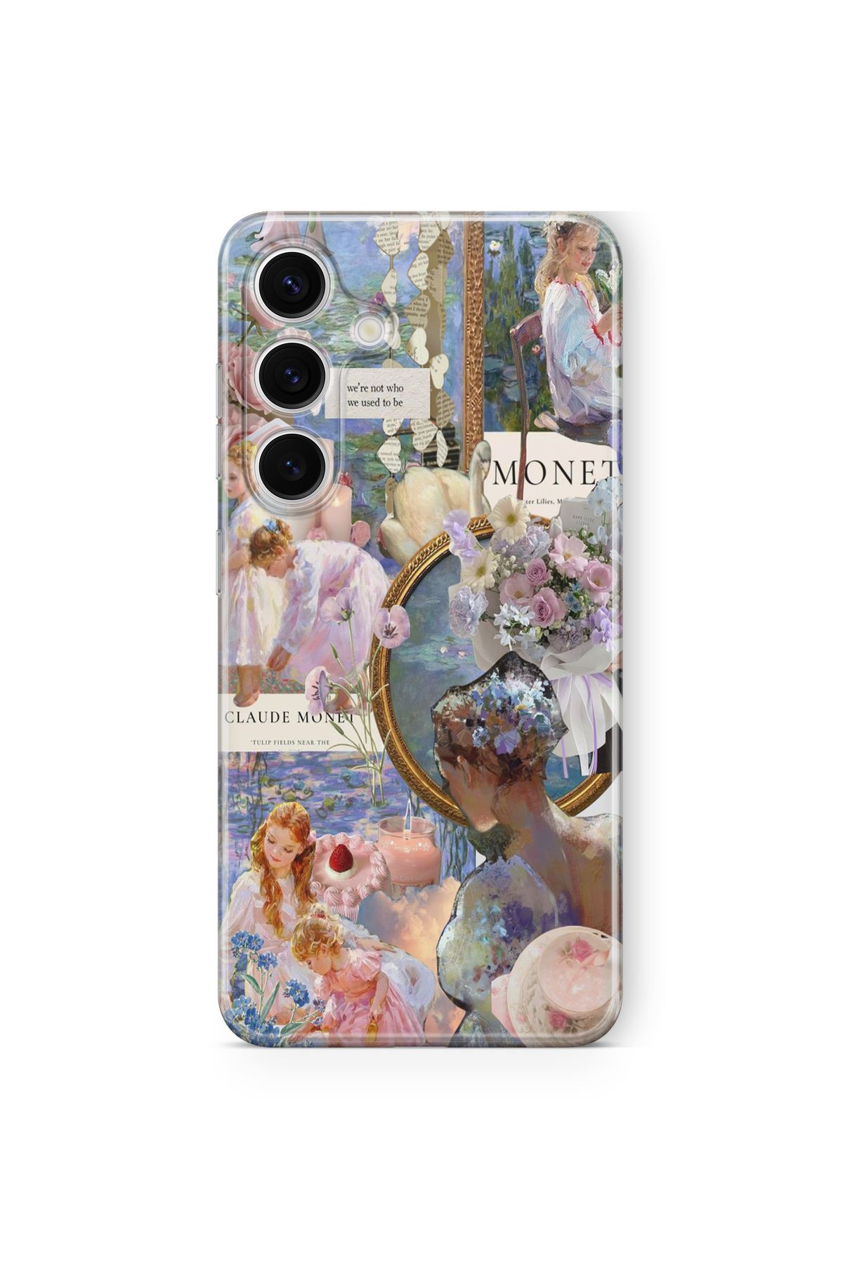 Space Star Samsung Galaxy A05S Uyumlu Claude Monet Tasarım Baskılı Şeffaf Kılıf