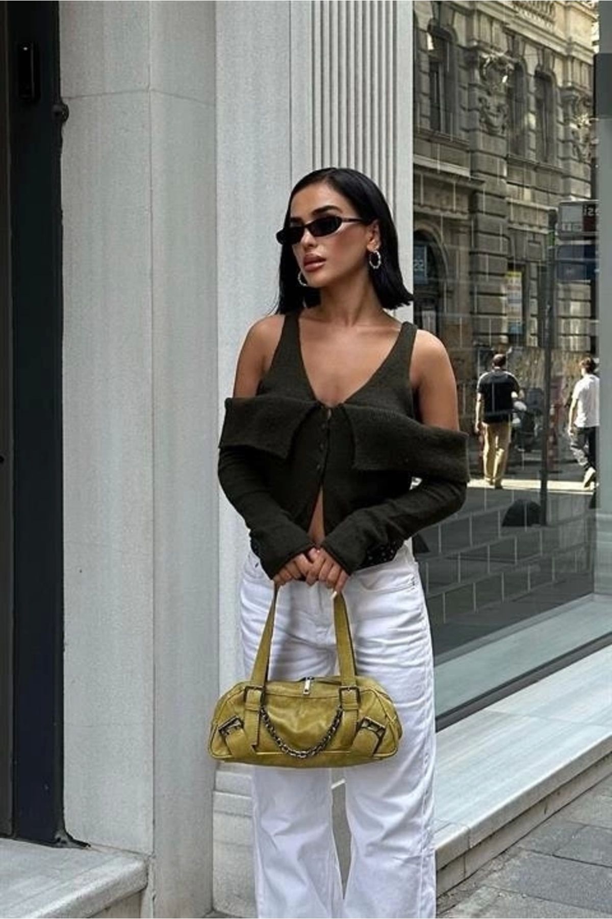 nedo7 Cynthia Cut Out Triko Hırka 5116-23