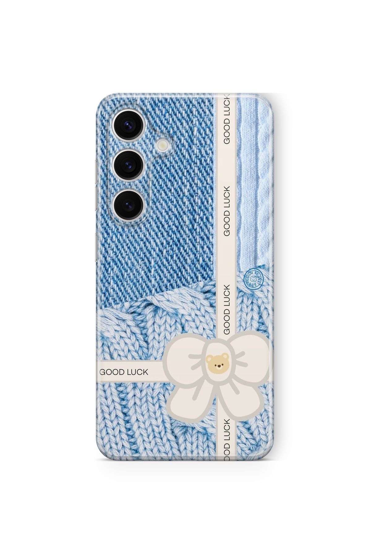 Space Star Samsung Galaxy A54 Uyumlu Good Luck Tasarım Baskılı Şeffaf Kılıf