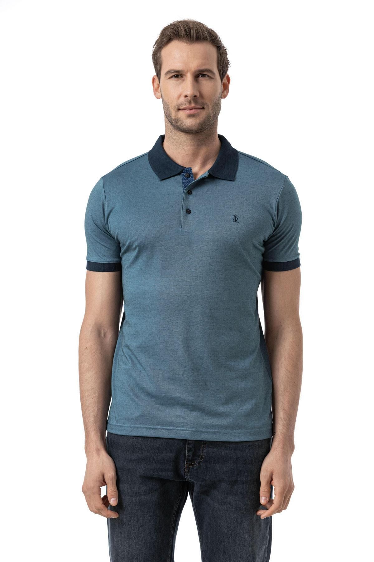 rugatchi %100 Pamuk Polo Yaka T-Shirt