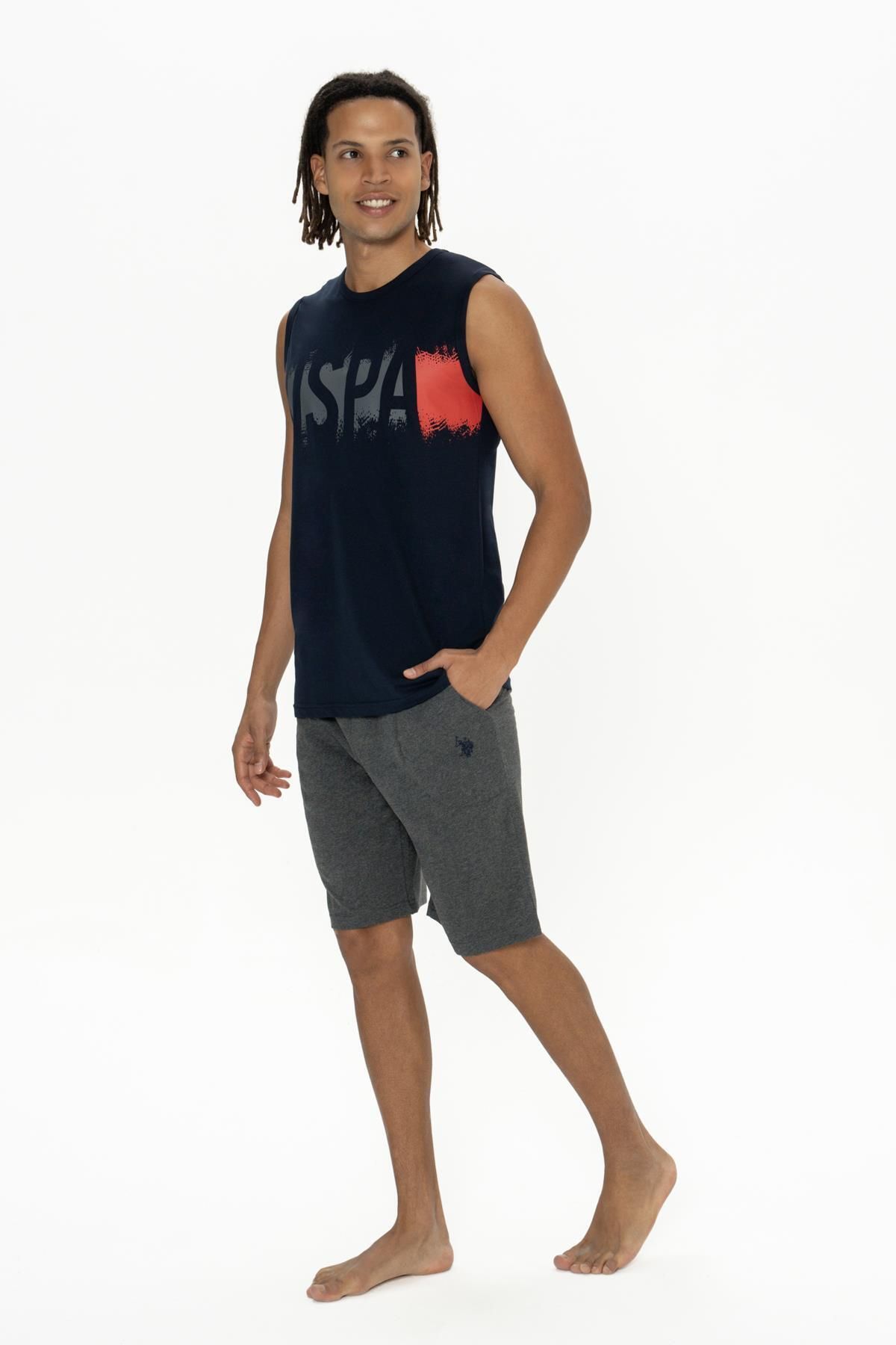 U.S. Polo Assn. U.S. Polo Erkek Kolsuz T-shirt Ve Şort Takım, Lisa