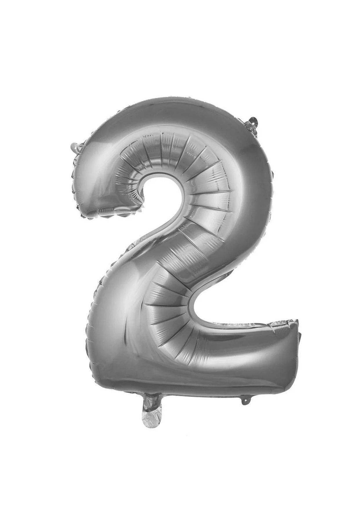 ikm balon Folyo Balon 76cm Rakam Gümüş "2"