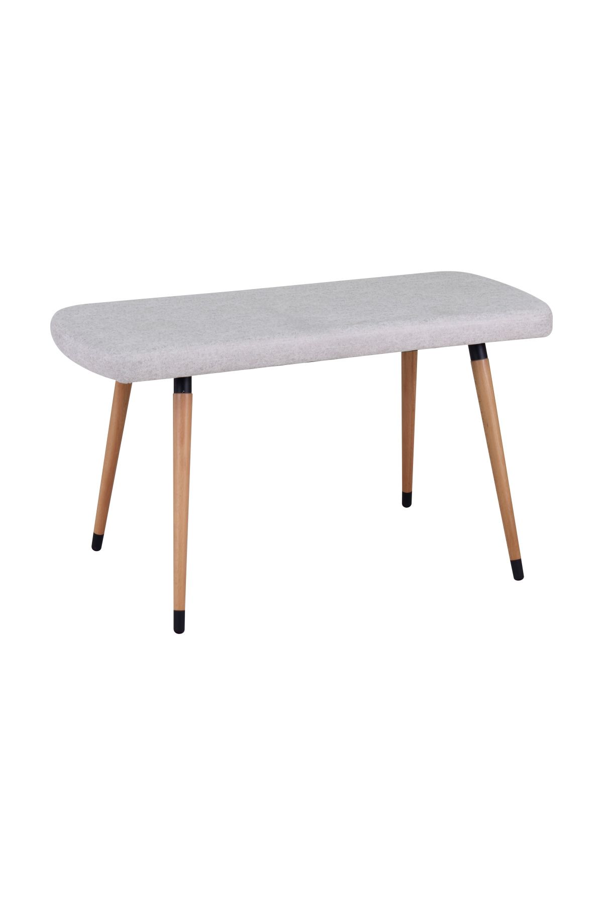 VİLİNZE Eames Ahşap Ayak Mutfak Masası Bankı