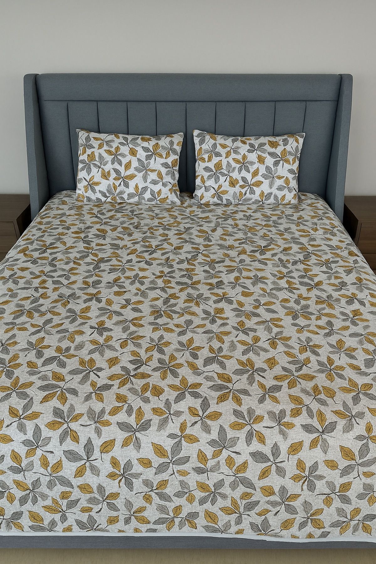 MixCotton Home Çift Kişilik Pamuk Lastikli Çarşaf ve 2 Adet Yastık Kılıfı