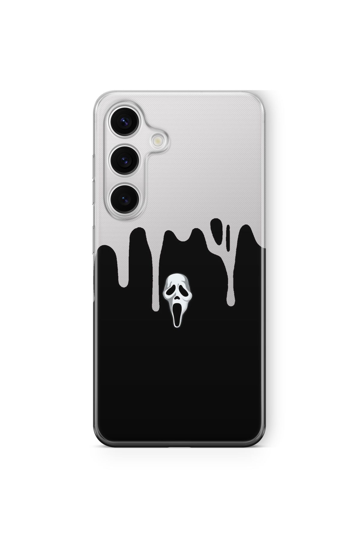 Space Star Samsung Galaxy A14 Uyumlu Scream Tasarım Baskılı Şeffaf Kılıf