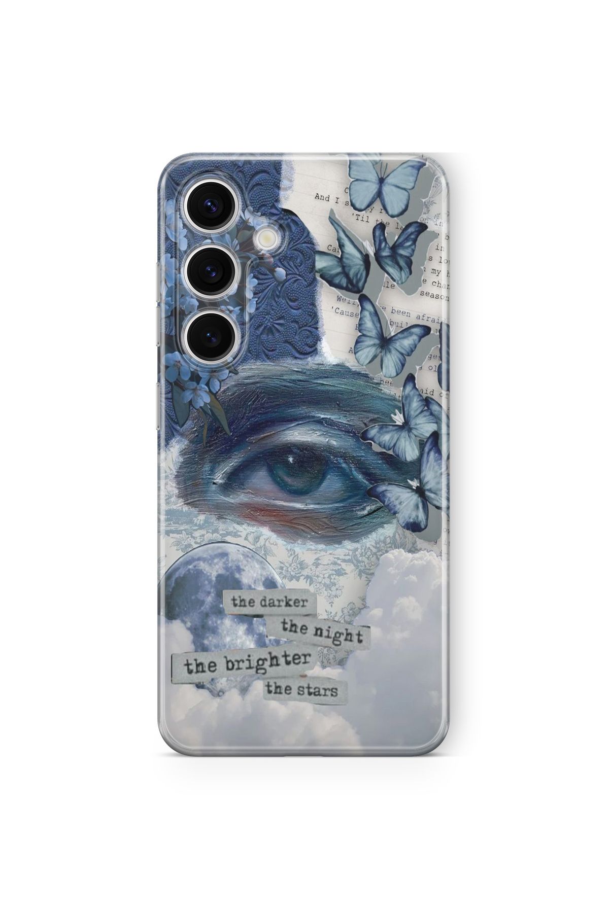 Space Star Samsung Galaxy A05S Uyumlu The Darker Tasarım Baskılı Şeffaf Kılıf