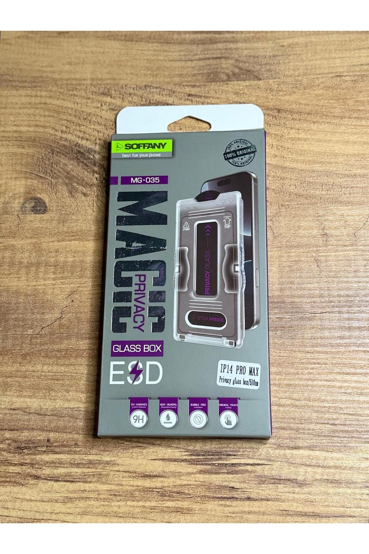 İBL AKSESUAR Iphone 16 Pro Max Uyumlu Kırılmaz Cam Full Kaplayan Privacy 10X Hayalet Ekran Koruyucu
