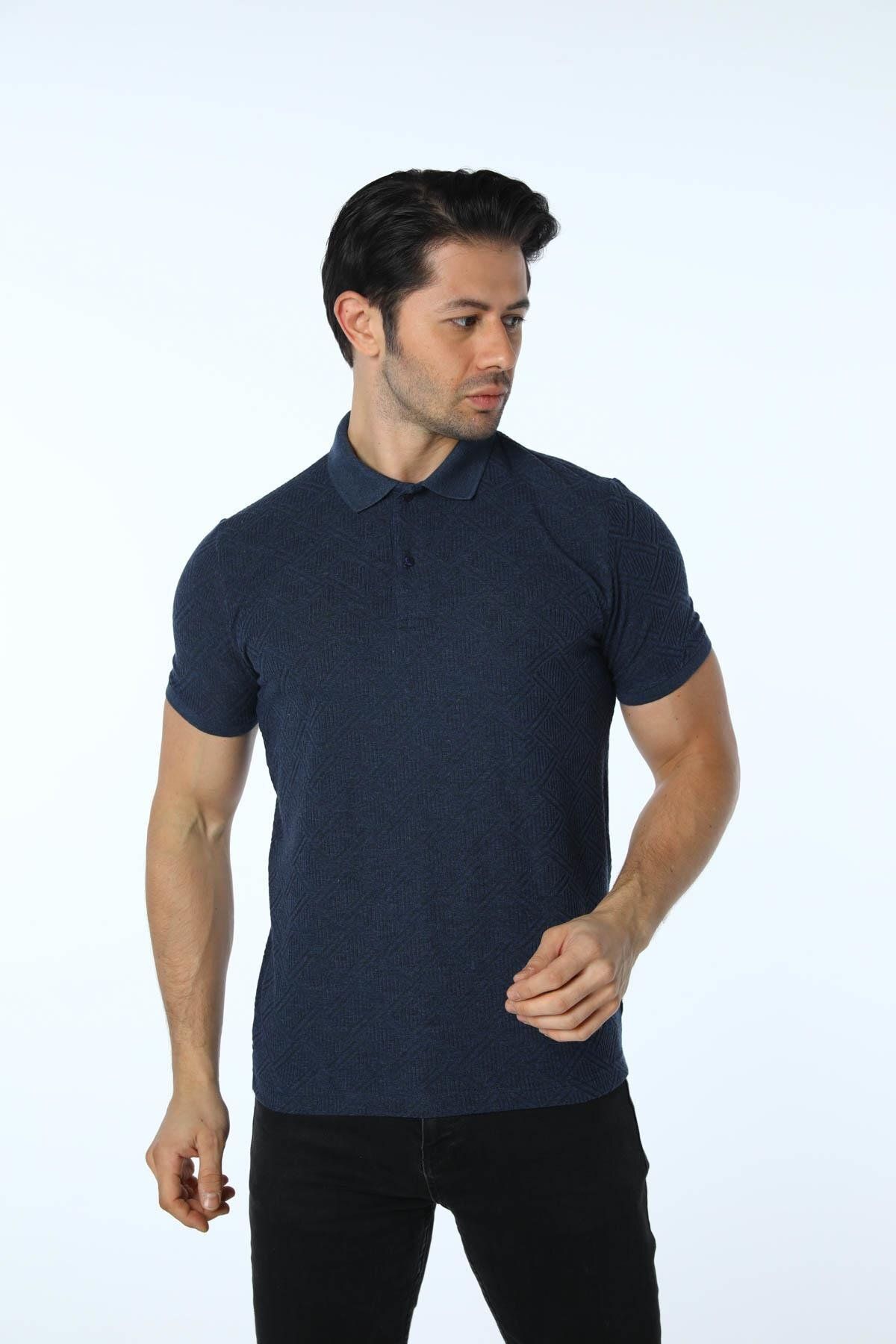 rugatchi Jakarlı Polo Yaka T-Shirt