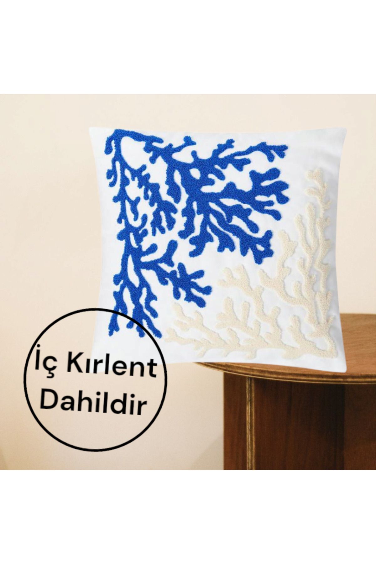 PAZARSEN DESENLİ PUNCH KIRLENT KILIFI 1 ADET İÇ DOLGU DAHİL
