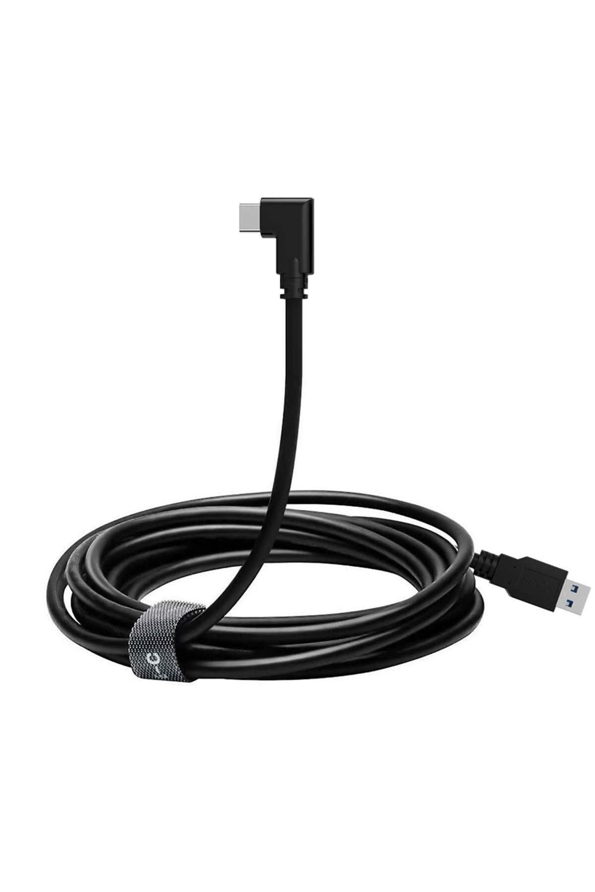 Blue Wings KOPYA - Oculus Kablosu 5 Metre Vr Gözlük USB 3.2 Type C Kablo Vr Kablo