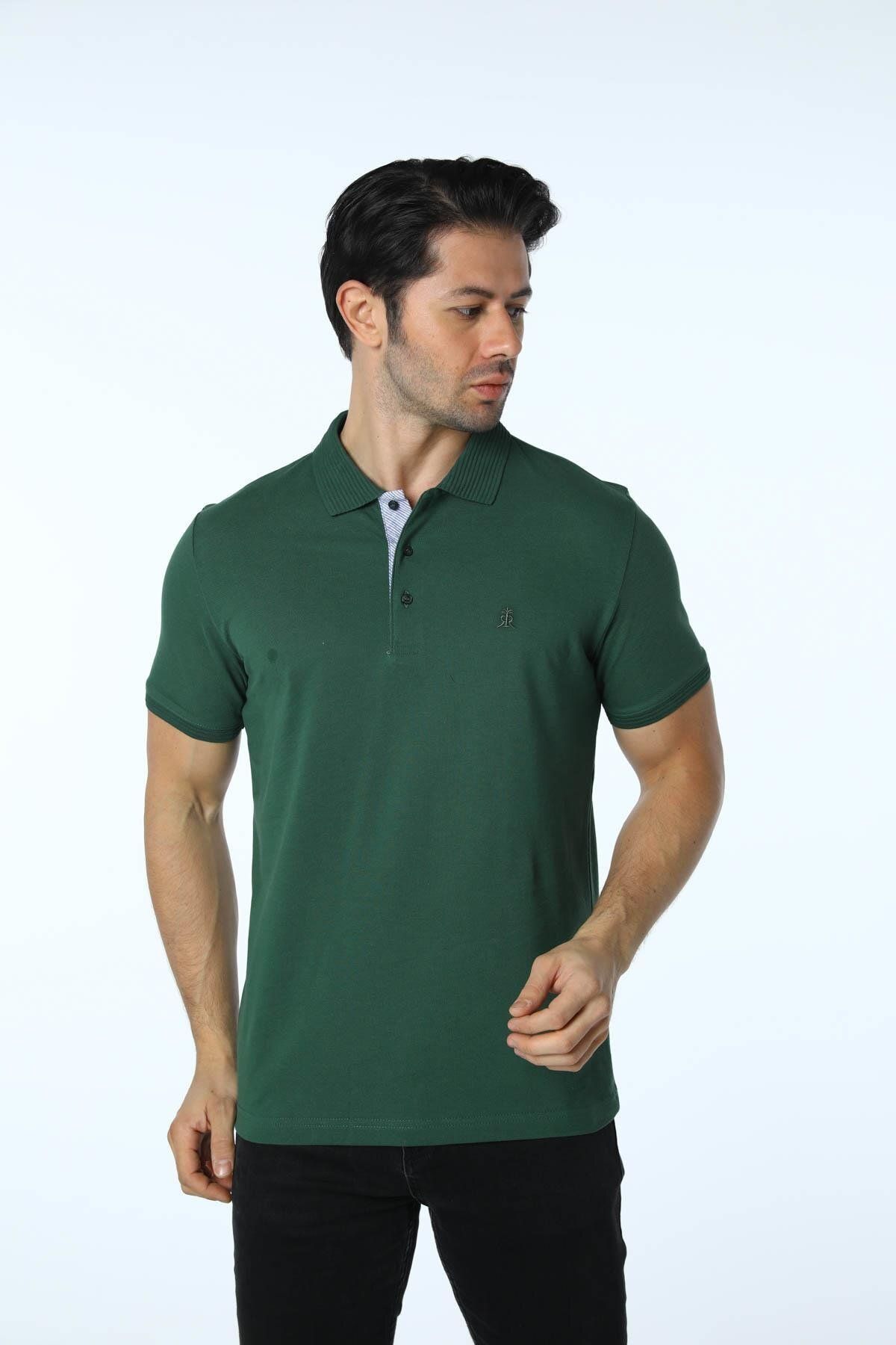 rugatchi %100 Pamuk Polo Yaka T-Shirt