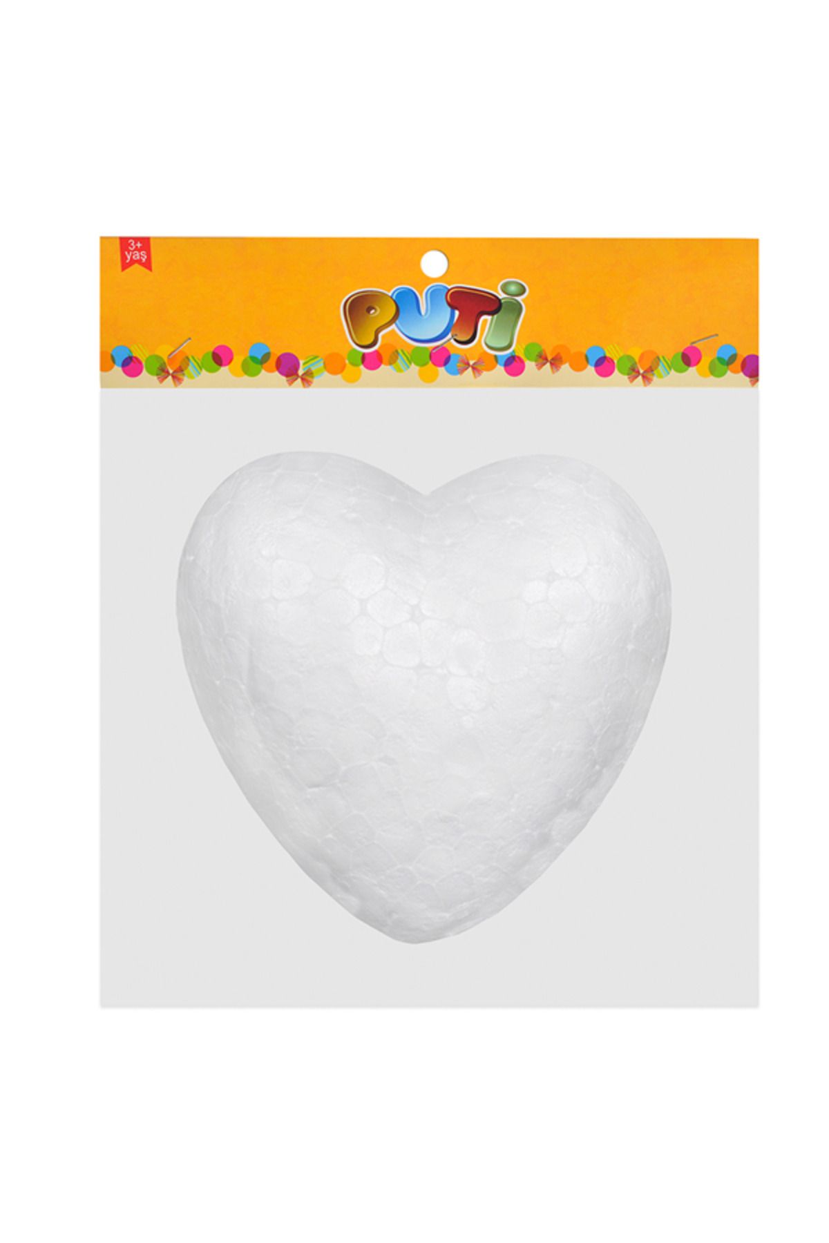 VİVA Puti Köpük Kalp 18 cm Tekli Paket