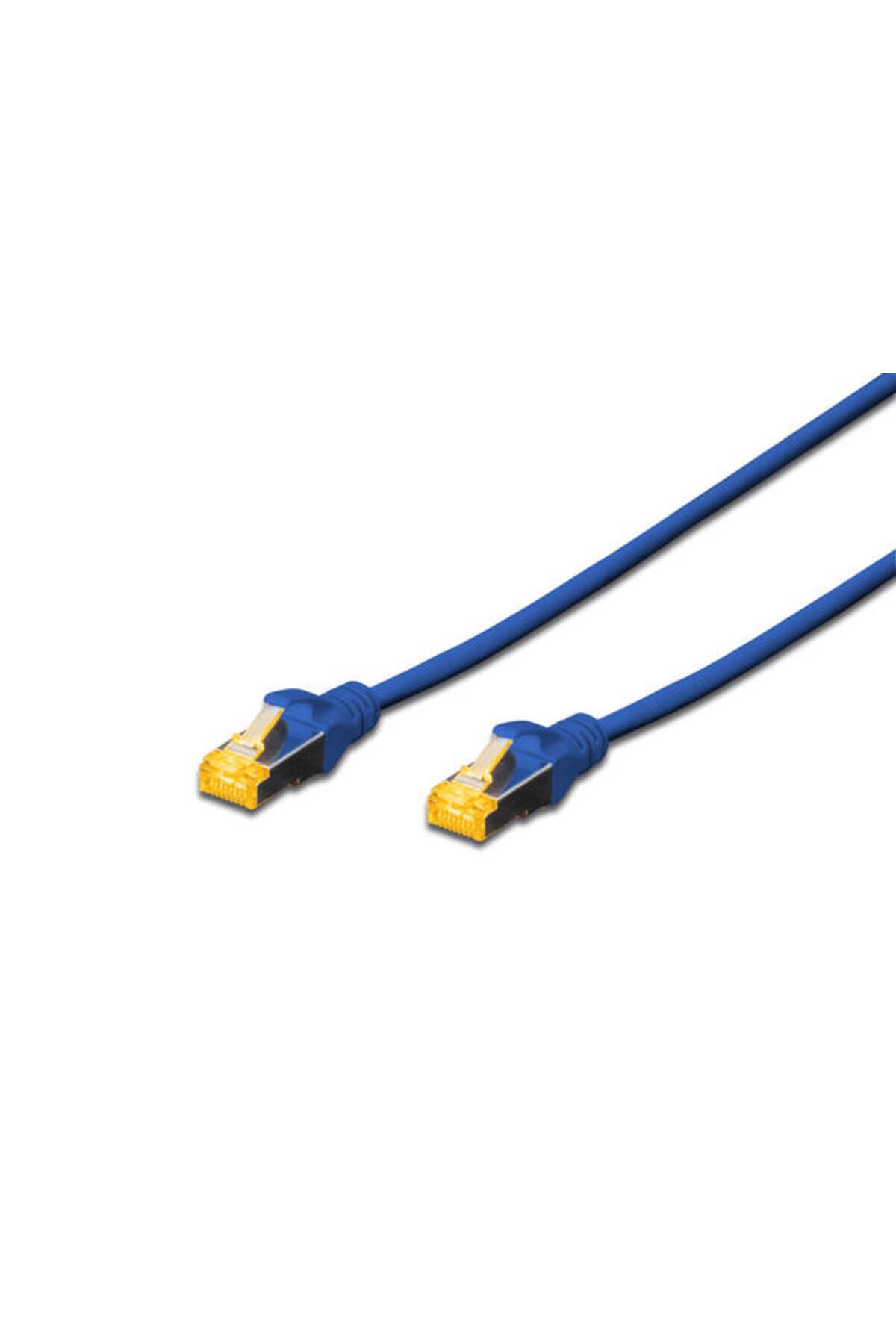 Assmann Digitus DK-1644-A-050/B 5 Mt CAT6A AWG26/7 LSZH S/FTP Mavi Patch Cord Kablo