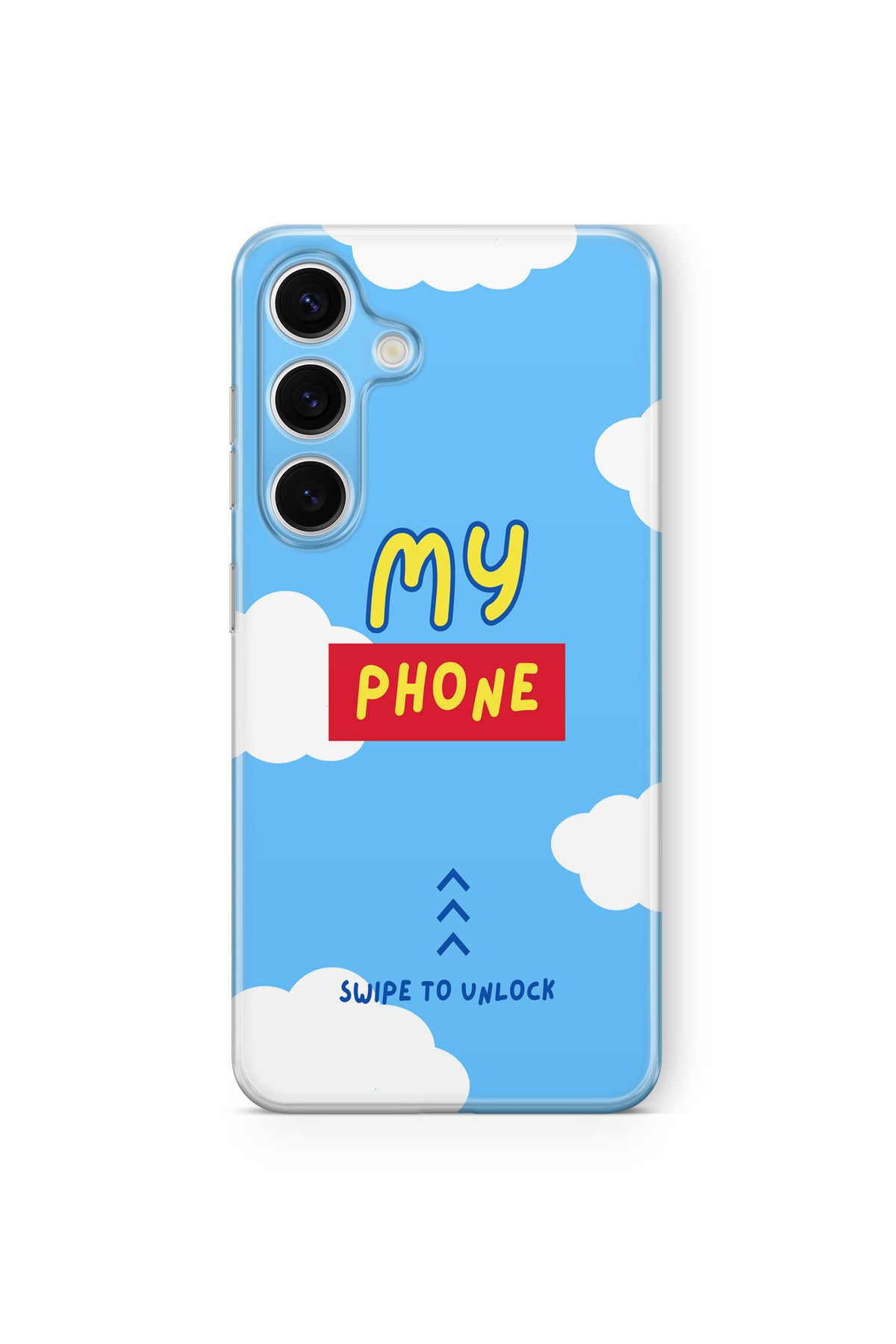 Space Star Samsung Galaxy A04s Uyumlu My Phone Tasarım Baskılı Şeffaf Kılıf