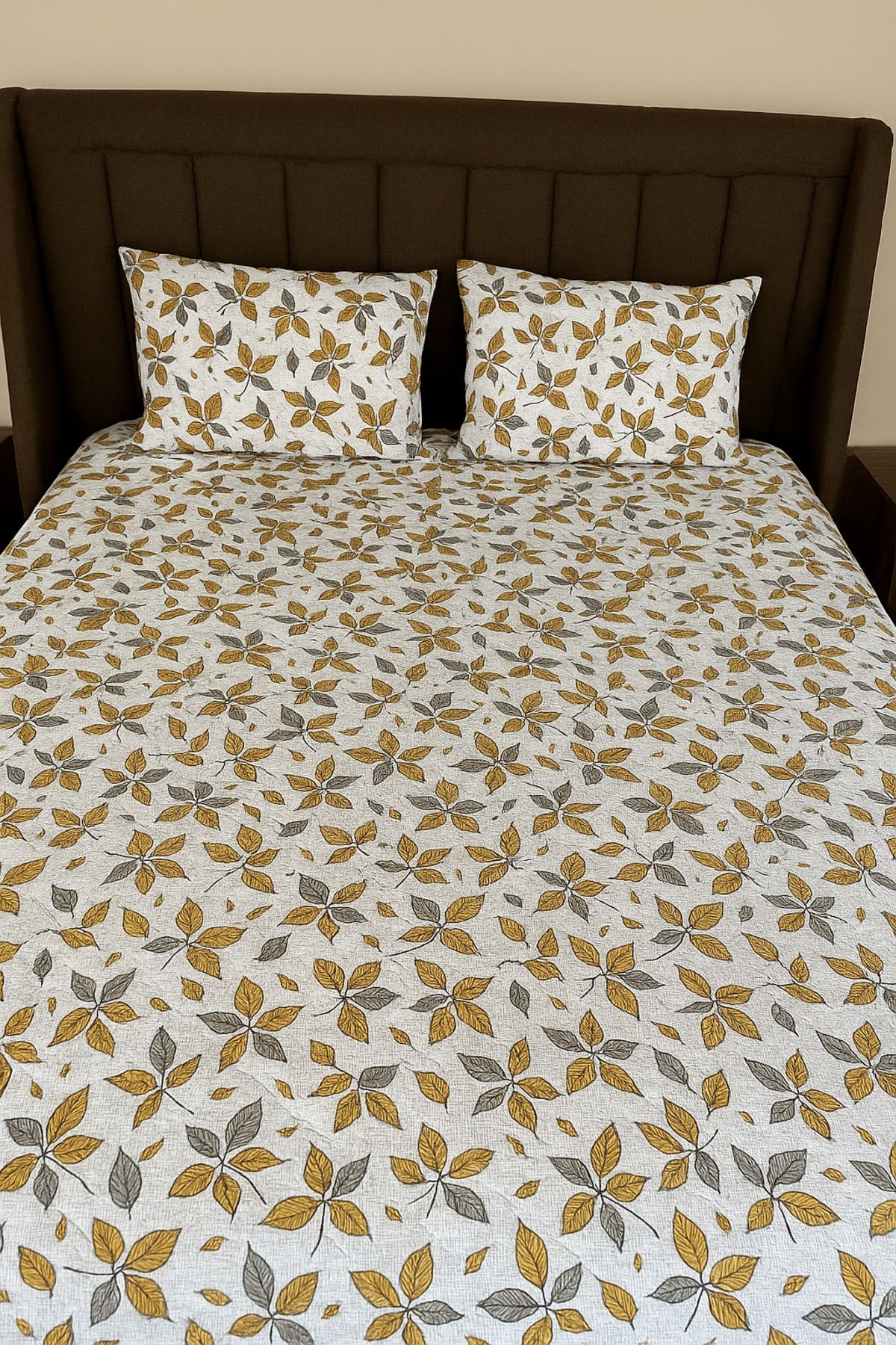 MixCotton Home Çift Kişilik Pamuk Lastikli Çarşaf ve 2 Adet Yastık Kılıfı