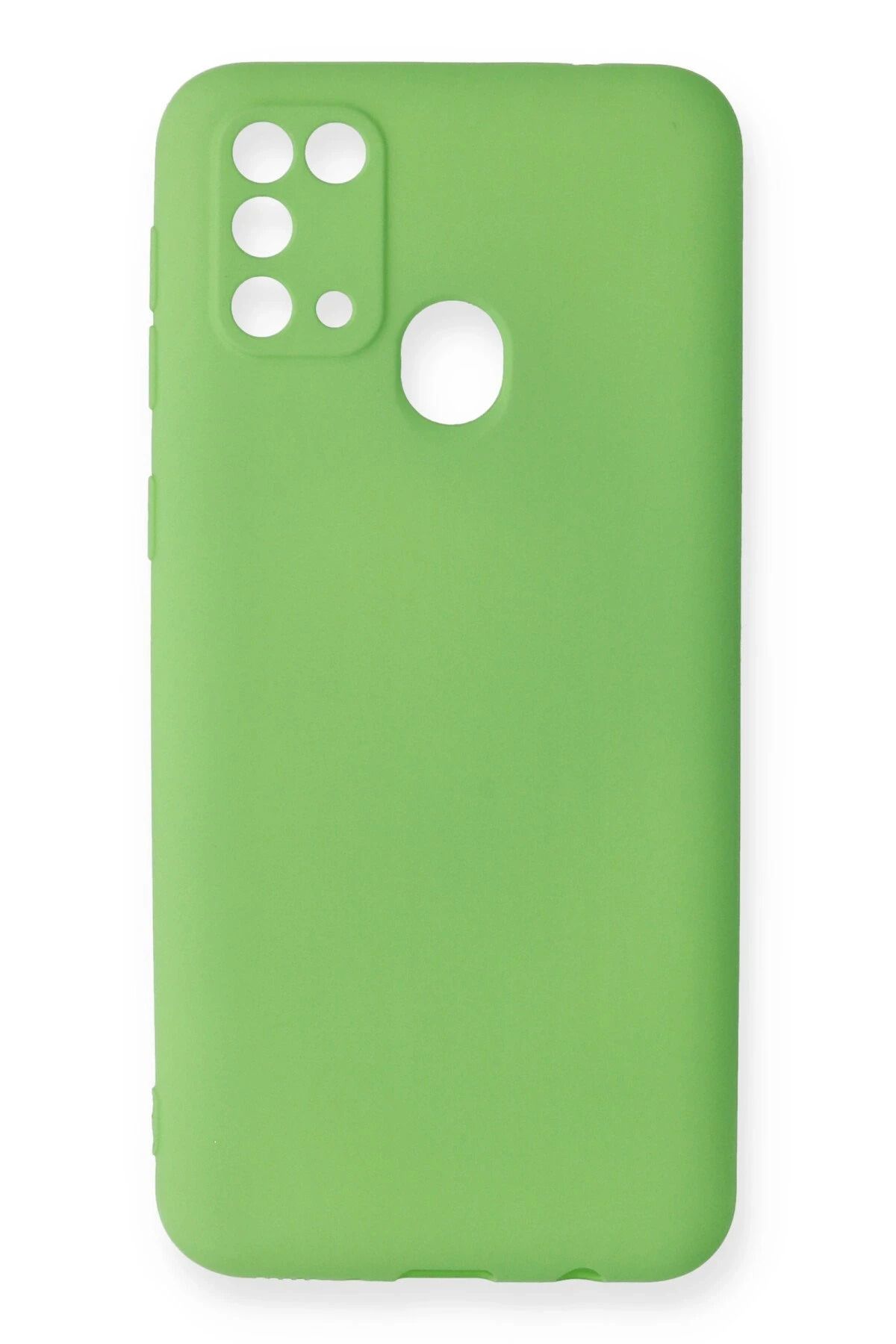 NewFace Samsung Galaxy M31 Kılıf First Silikon - Yeşil SVLRS