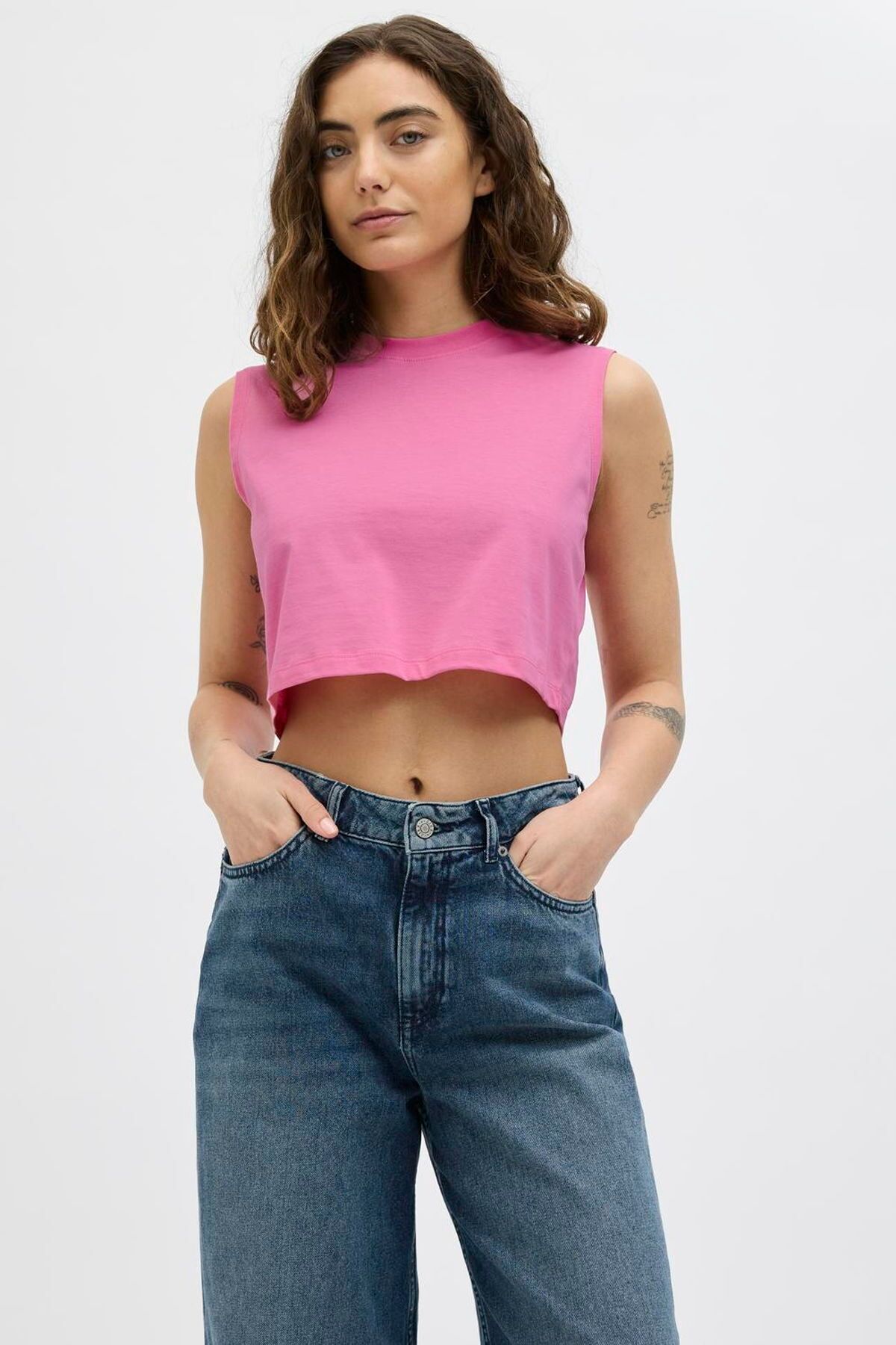 Jack & Jones Kadin Bisiklet Yaka Tisört - Alvira
